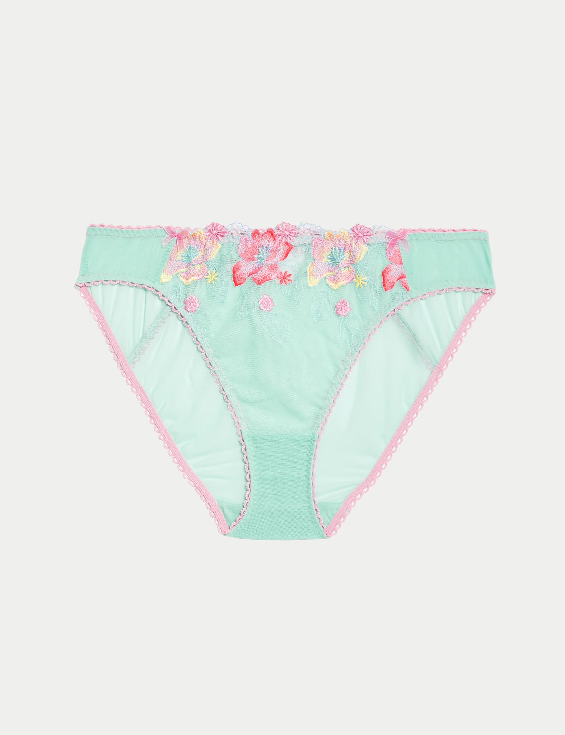 Josefine Embroidered High Leg Knickers