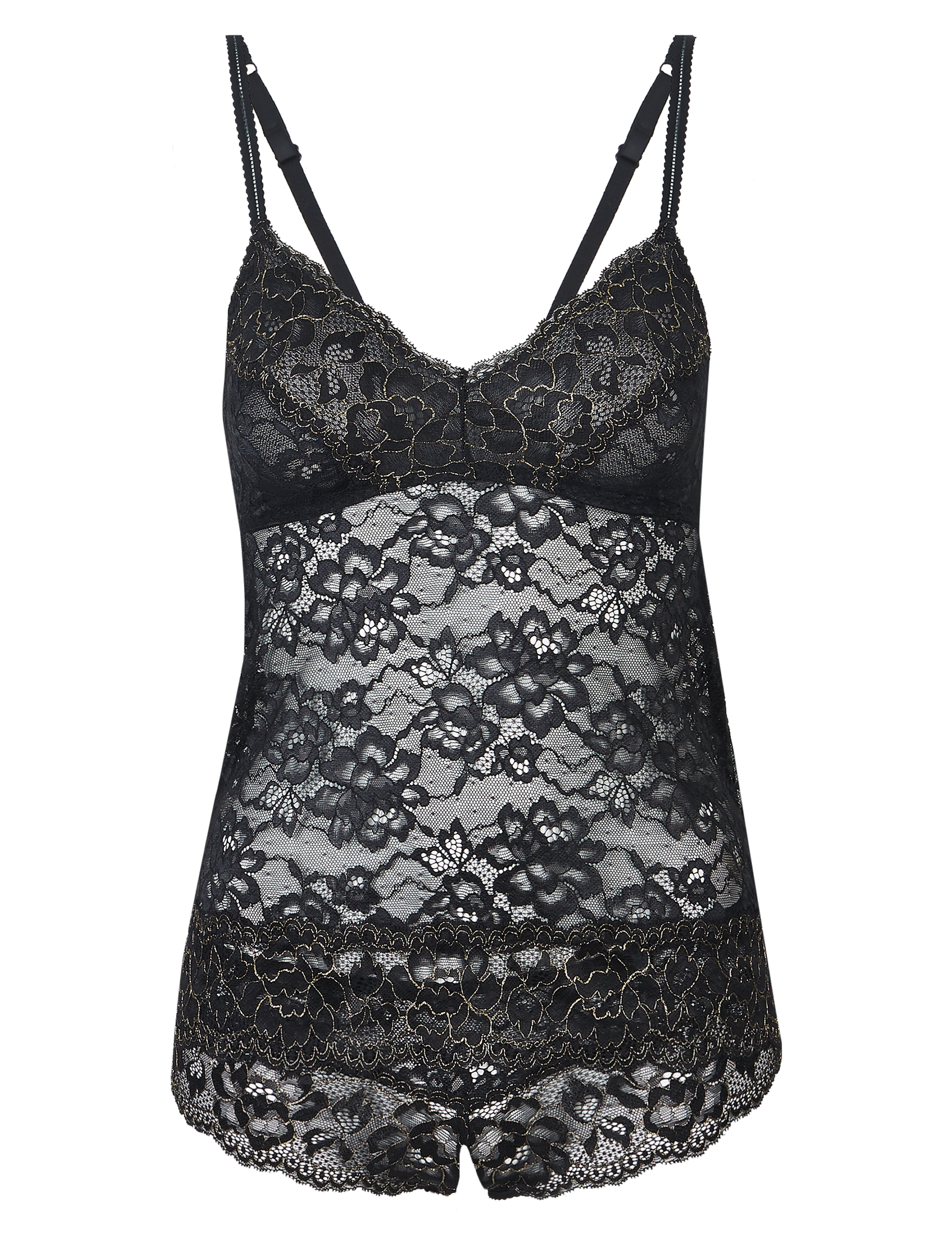 Sparkle Lace Camisole Set Image 2 of 8