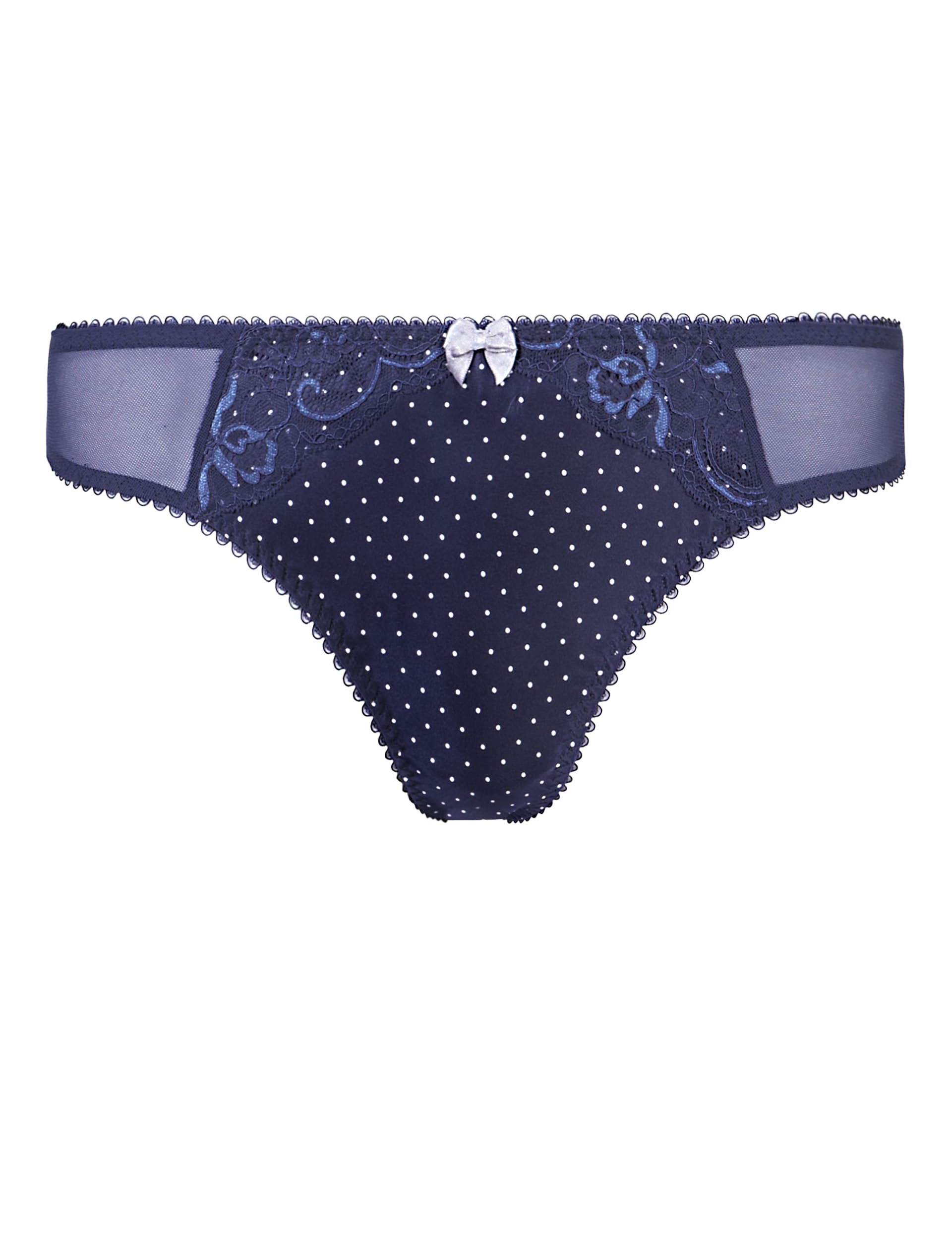 Low Rise Pin Spotted Thong Image 2 of 4
