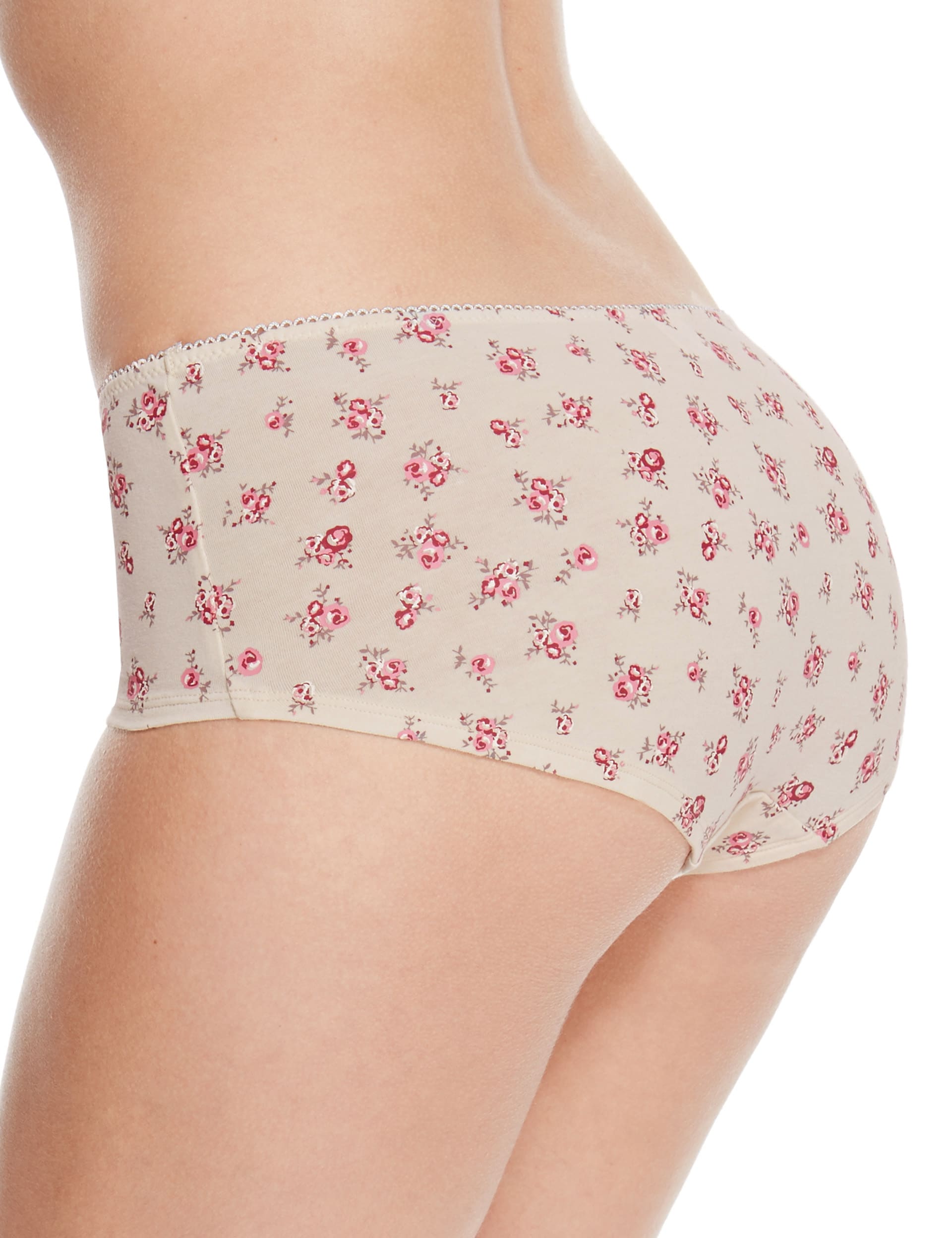 2 Pack Cotton Rich Ditsy Floral Shorts Image 2 of 4