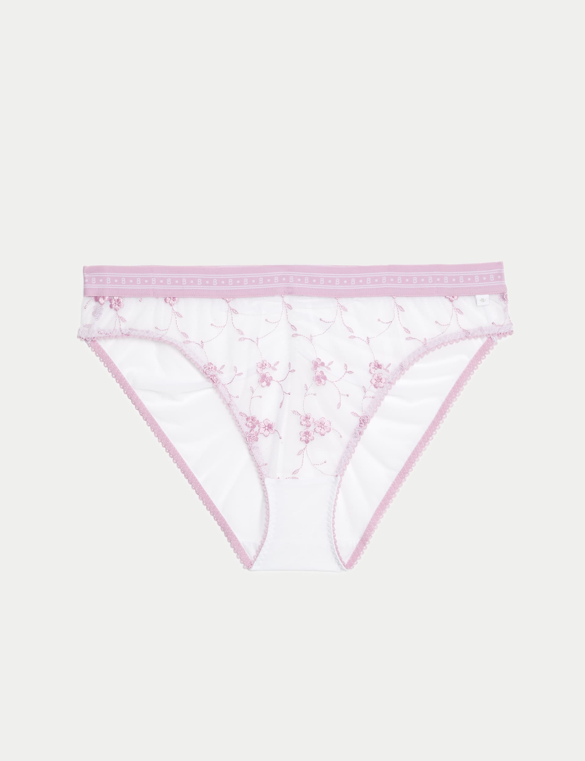 Emilia Embroidered High Leg Knickers