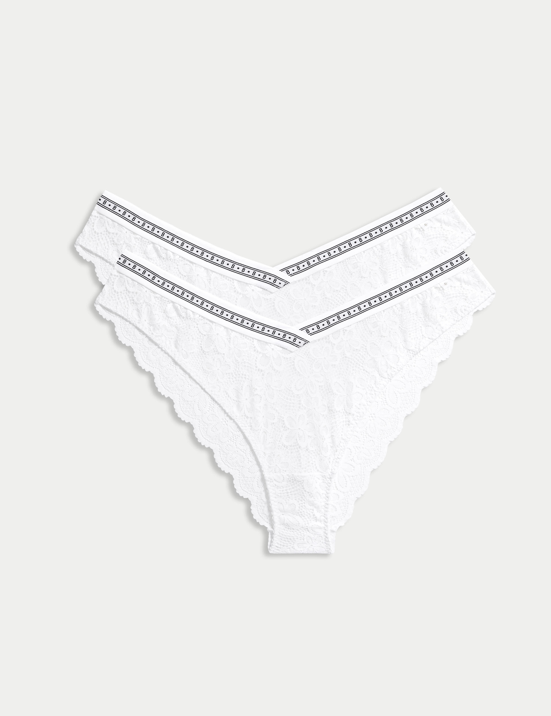 2pk Cleo Lace Miami Knickers