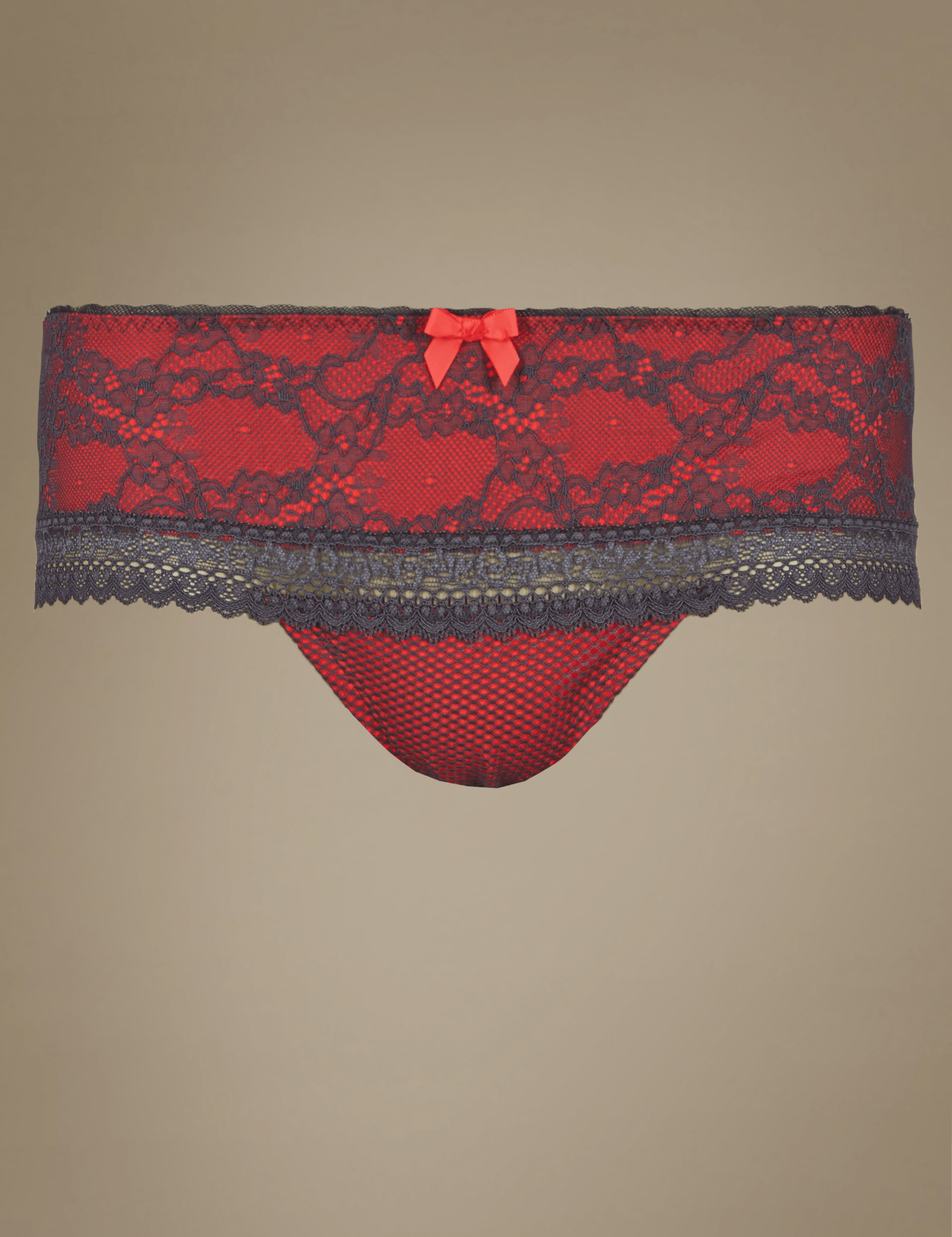 Lucy Lace Fishnet Shorts Image 2 of 3
