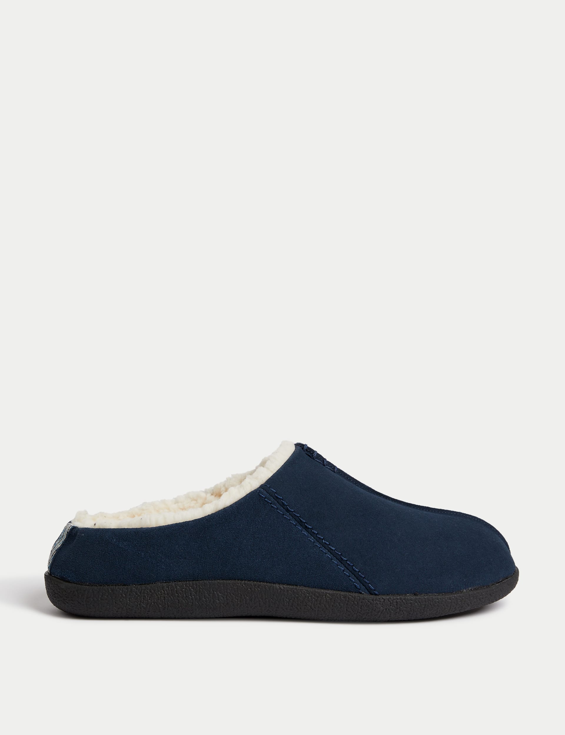 Suede Mule Slippers