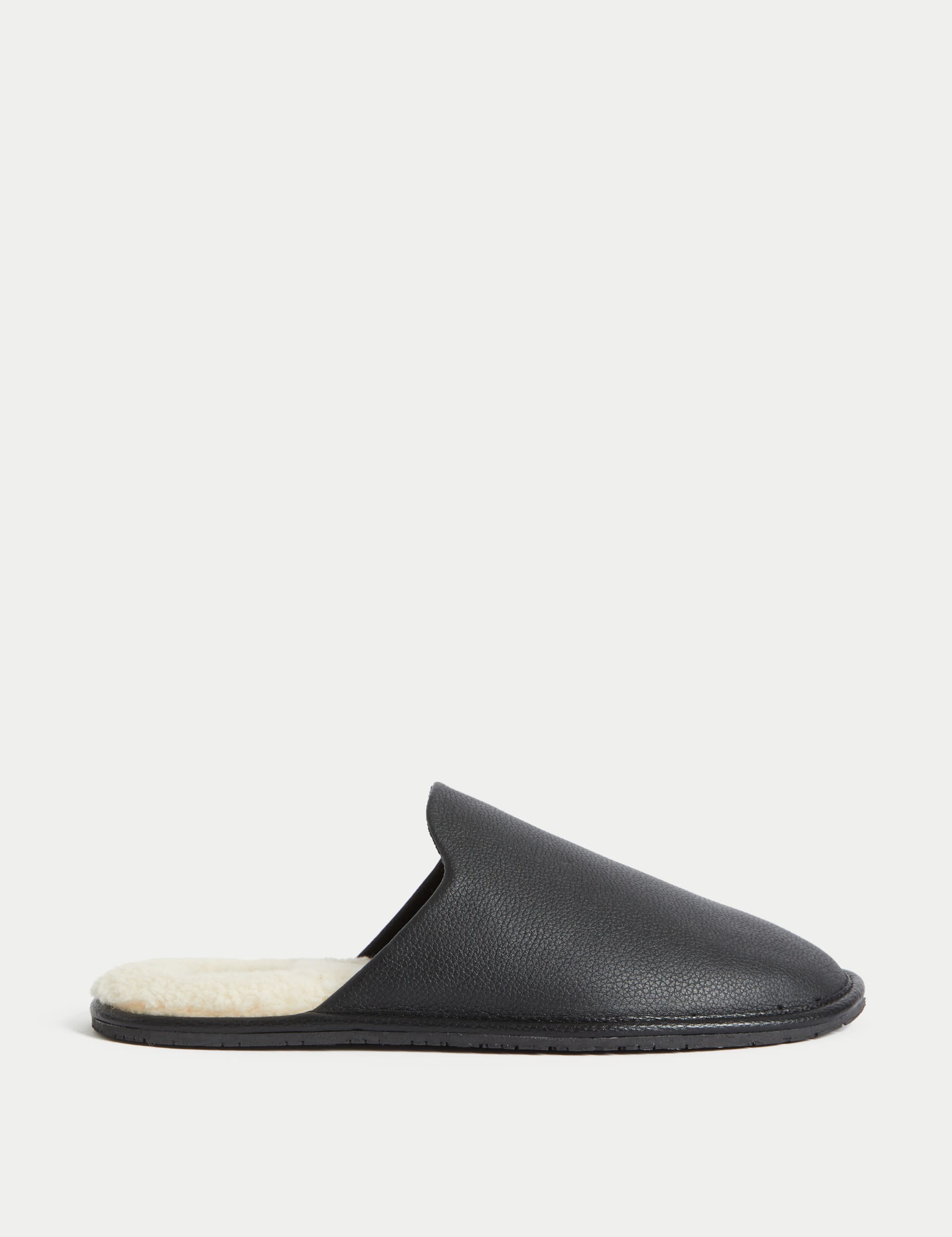 Leather Mule Slippers with Freshfeet™ | JAEGER | M&S