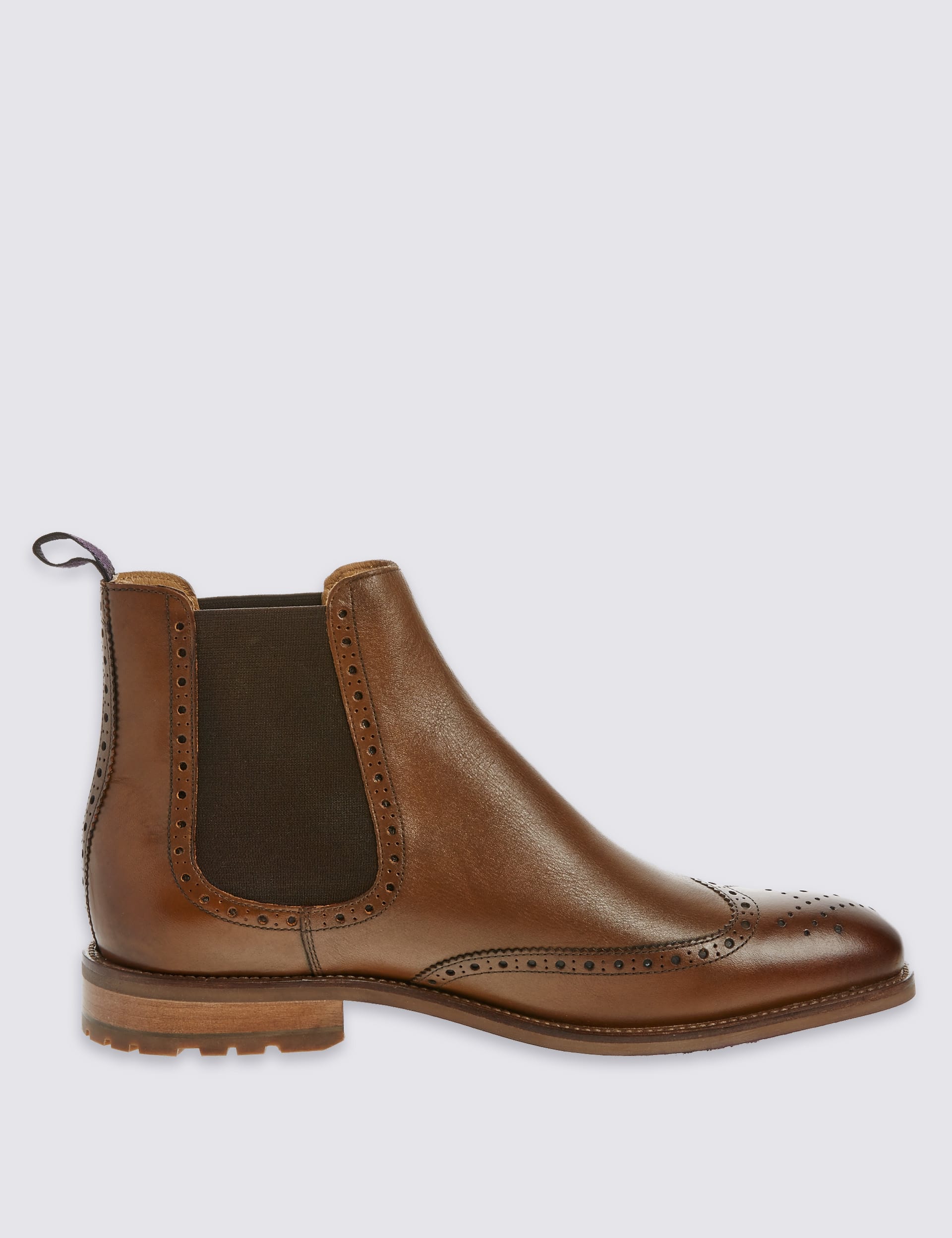 Brogue Chelsea Ankle Boots Image 2 of 6
