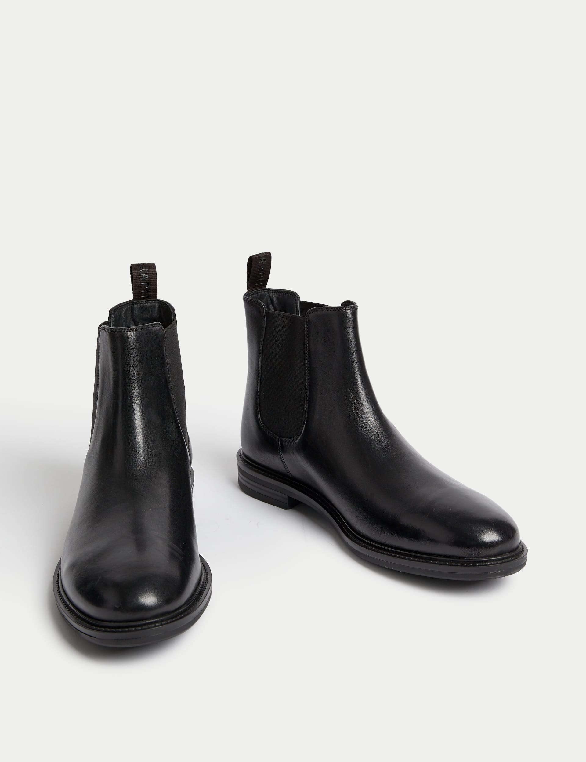 Wide Fit Leather Chelsea Boots