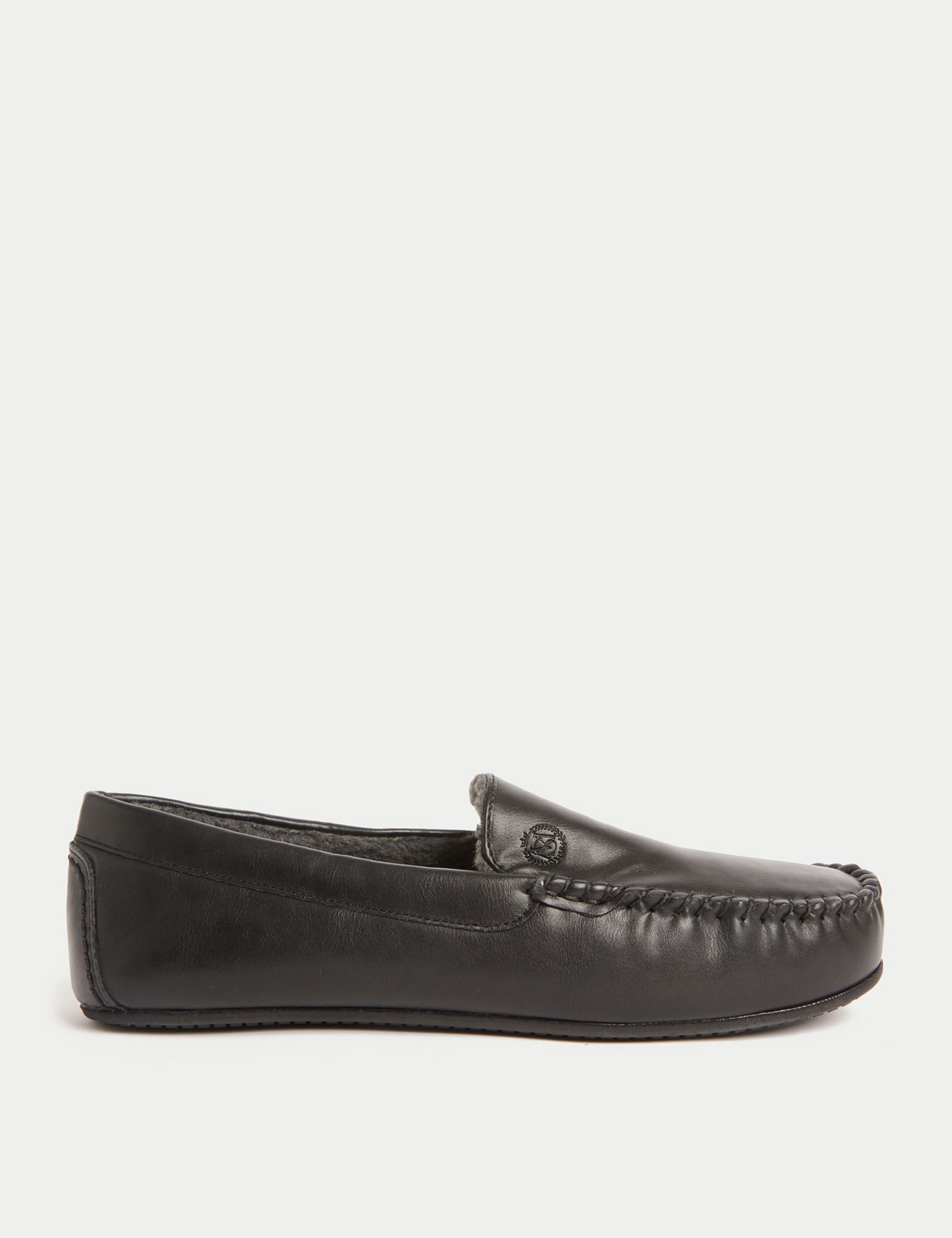 marks and spencer mens moccasin slippers