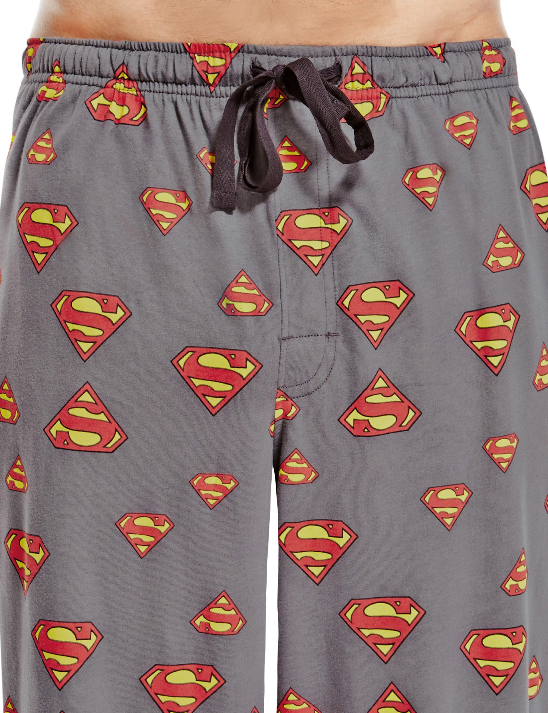 Pure Cotton Superman™ Pyjama T-Shirt & Trousers Set Image 2 of 4