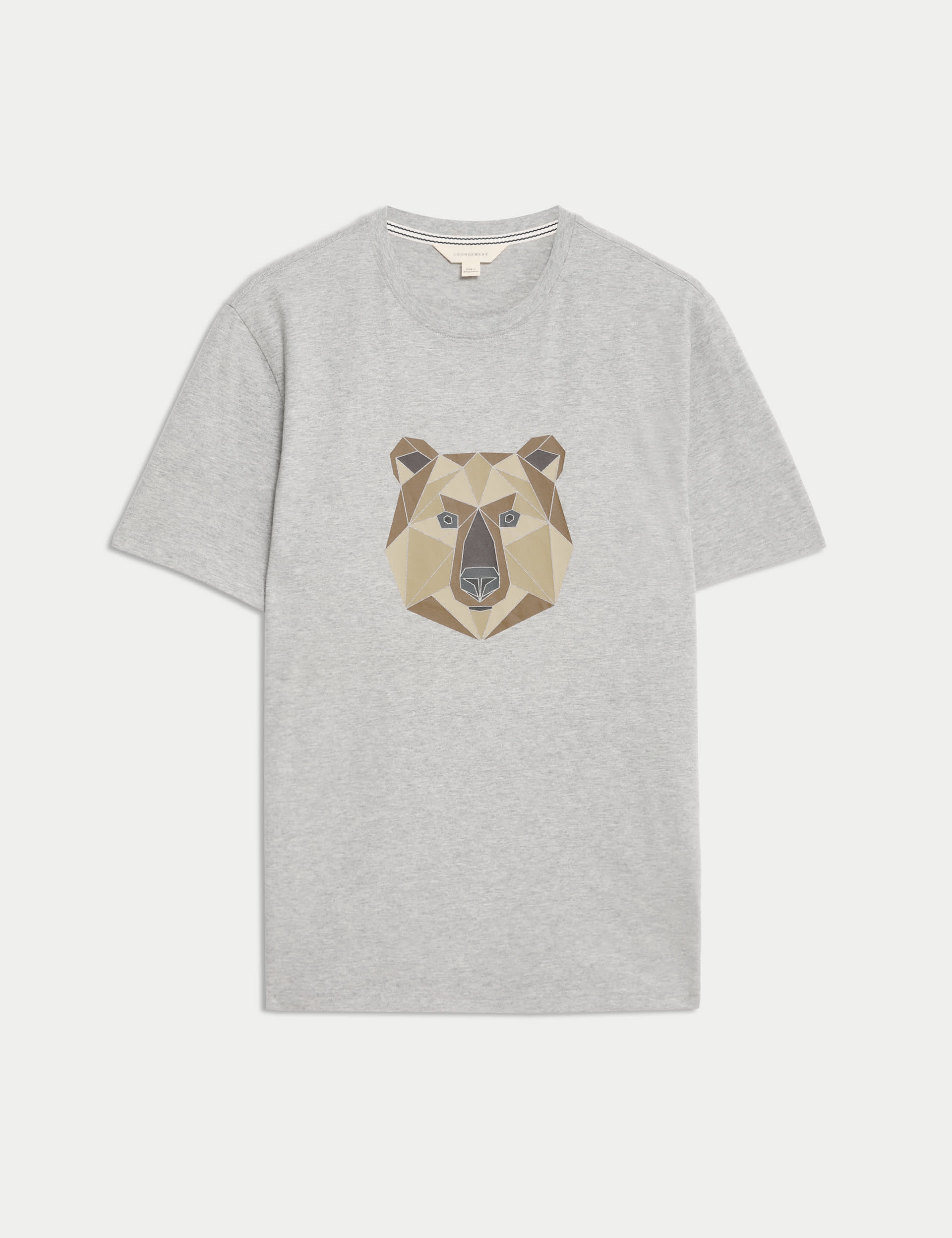 Pure Cotton Bear Graphic T-shirt