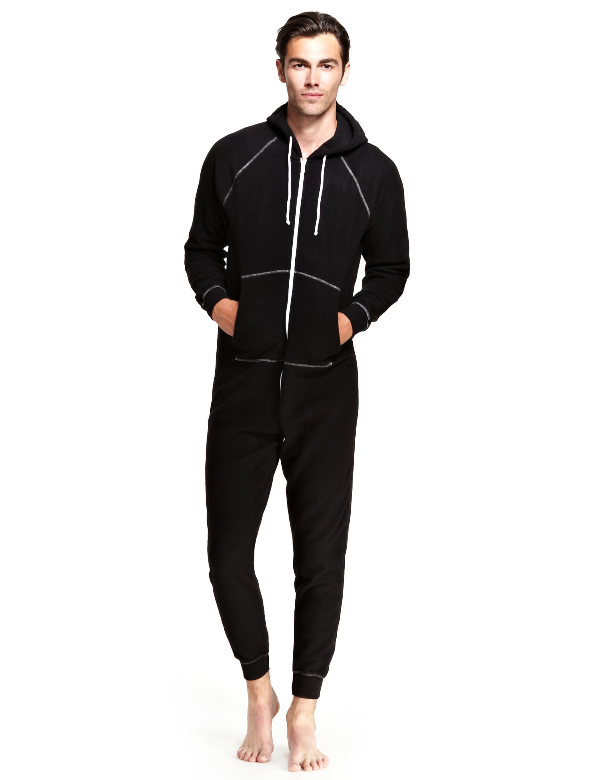 Thermal Hooded Fleece Onesie M S Collection M S