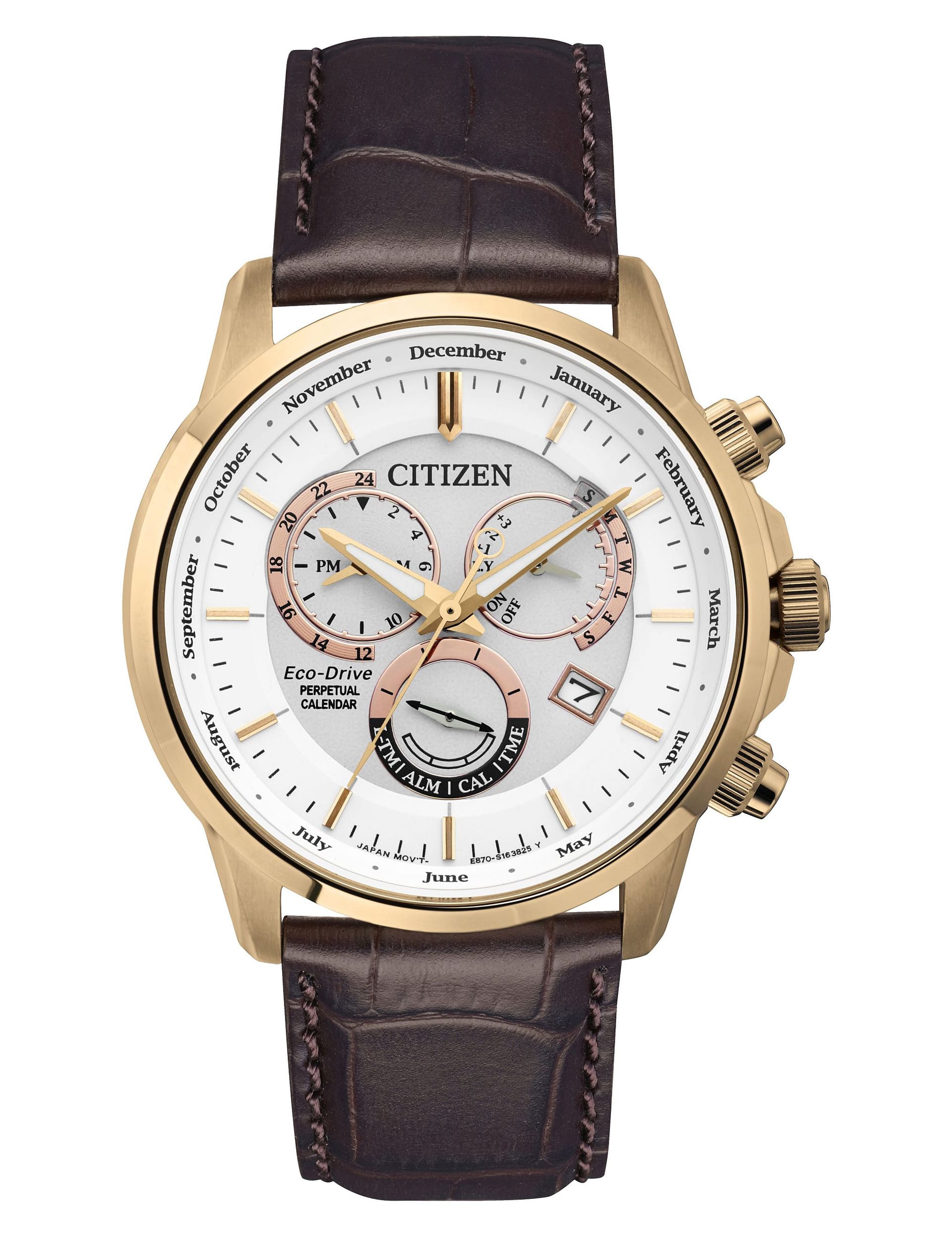 Citizen Calibre 8700 Leather Watch | Citizen | M&S