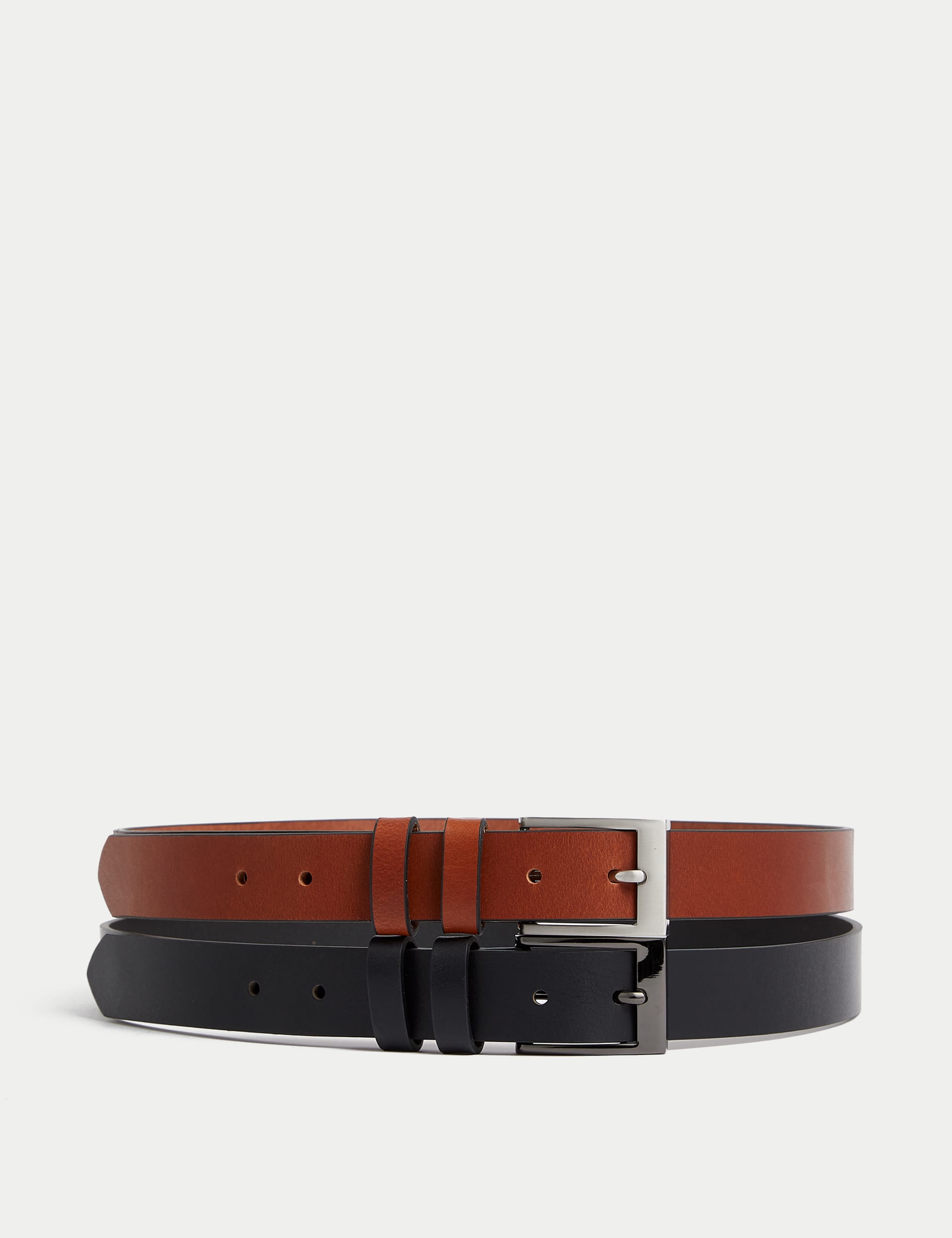 2 Pack Leather Smart Belts