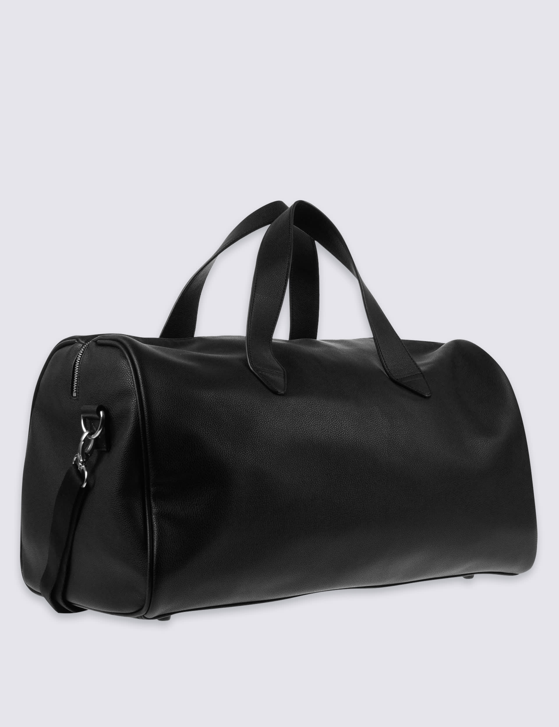 Faux leather holdall online