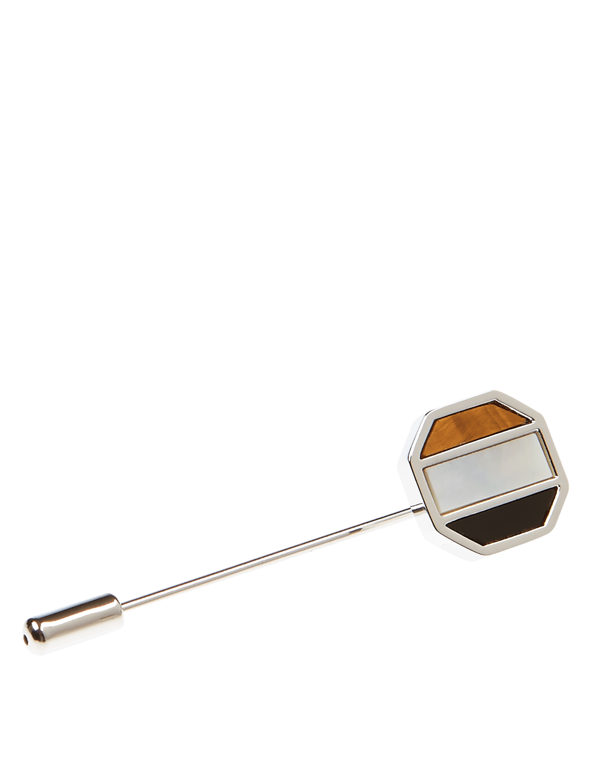 Octagon Lapel Pin Image 1 of 2