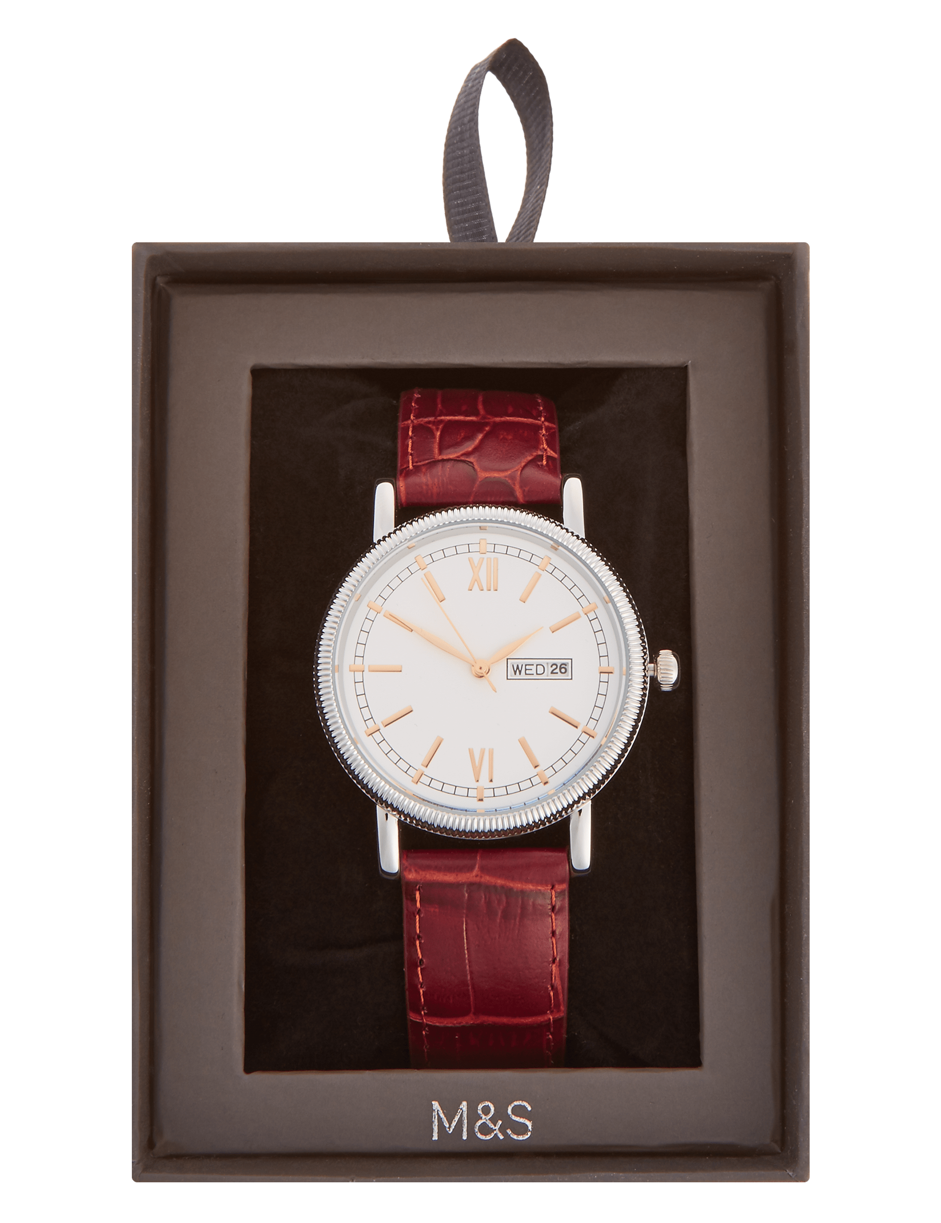 Round Face Day & Date Analogue Watch Image 2 of 3