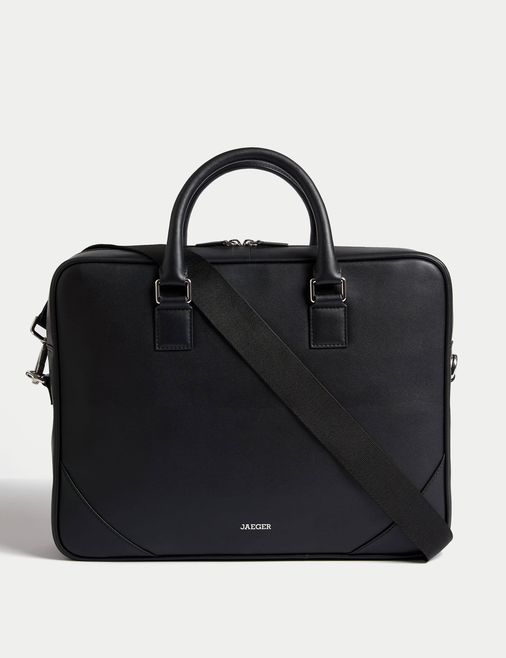 Leather Laptop Bag | JAEGER | M&S