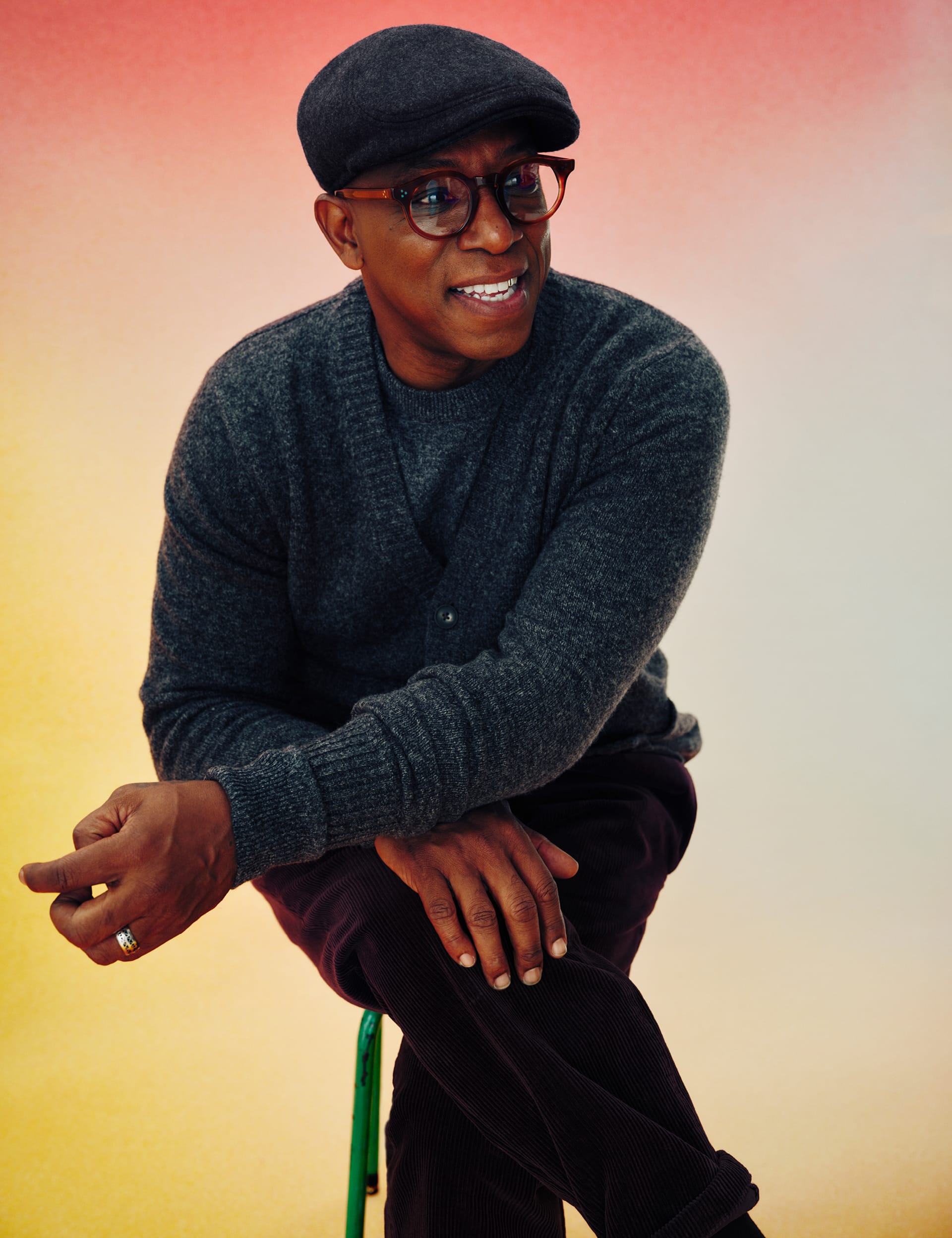 Wool Blend Flat Cap | M&S x Ian Wright | M&S