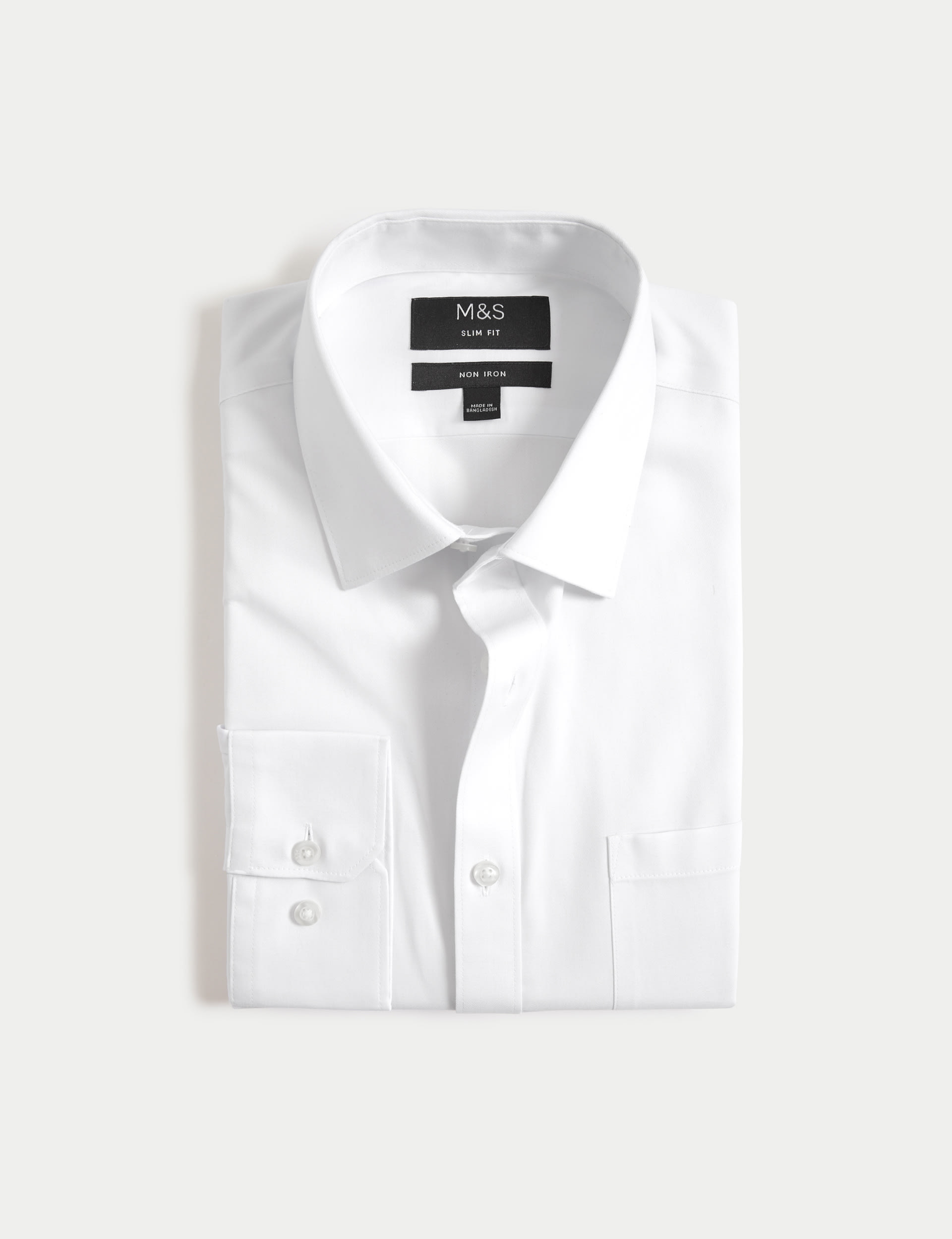 Slim Fit Non Iron Pure Cotton Shirt