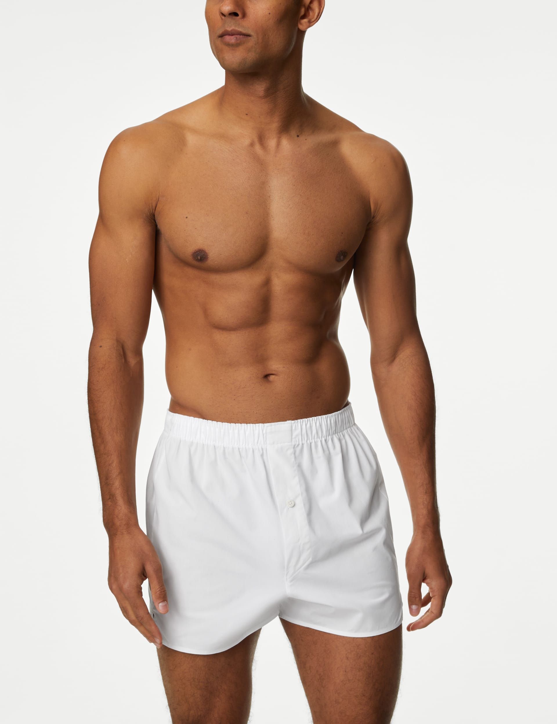 5pk Pure Cotton Woven Boxers