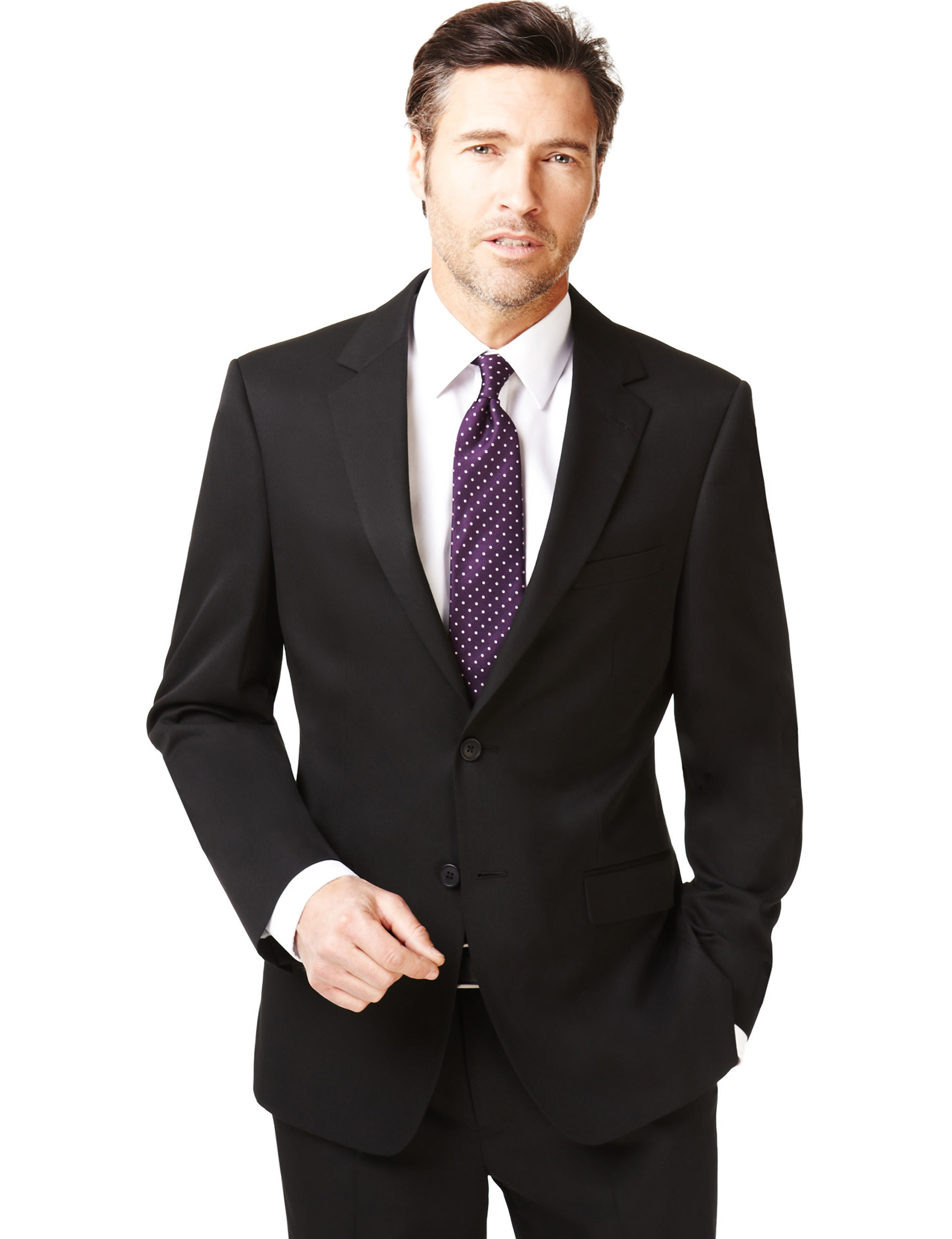 2 Button Machine Washable Twill Jacket Image 2 of 9
