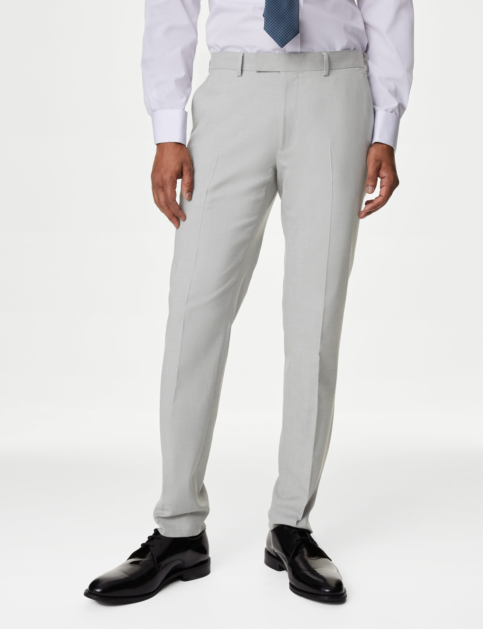 Skinny Fit Stretch Suit Trousers