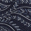 Pure Silk Paisley Tie - navy