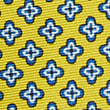 Pure Silk Foulard Tie - yellow
