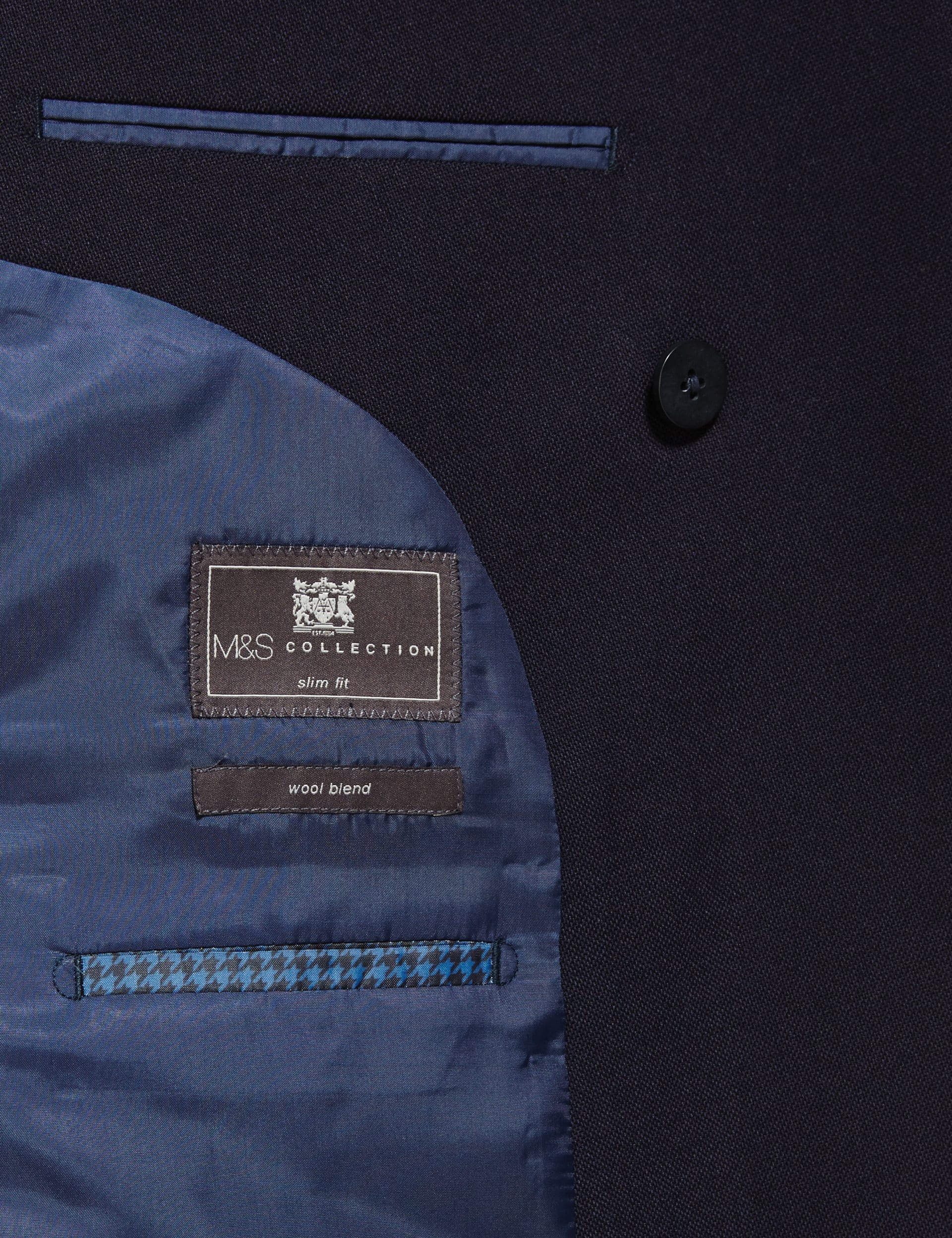 Modern Slim 2 Button Hopsack Jacket Image 2 of 8