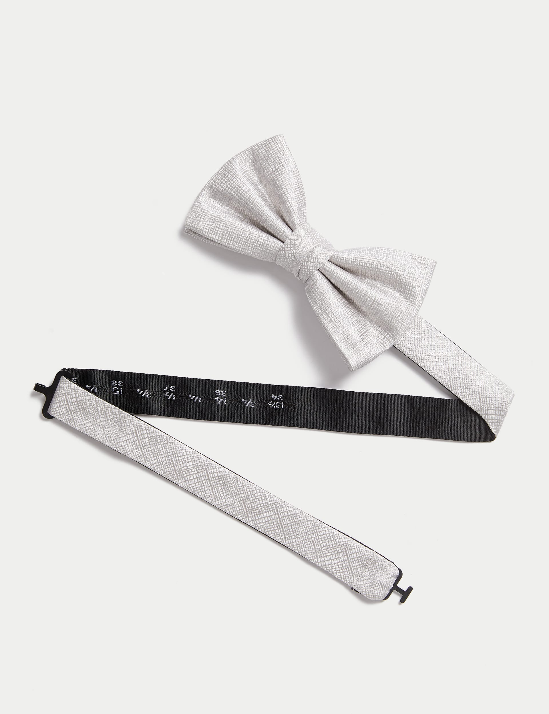 Textured Pure Silk Bow Tie