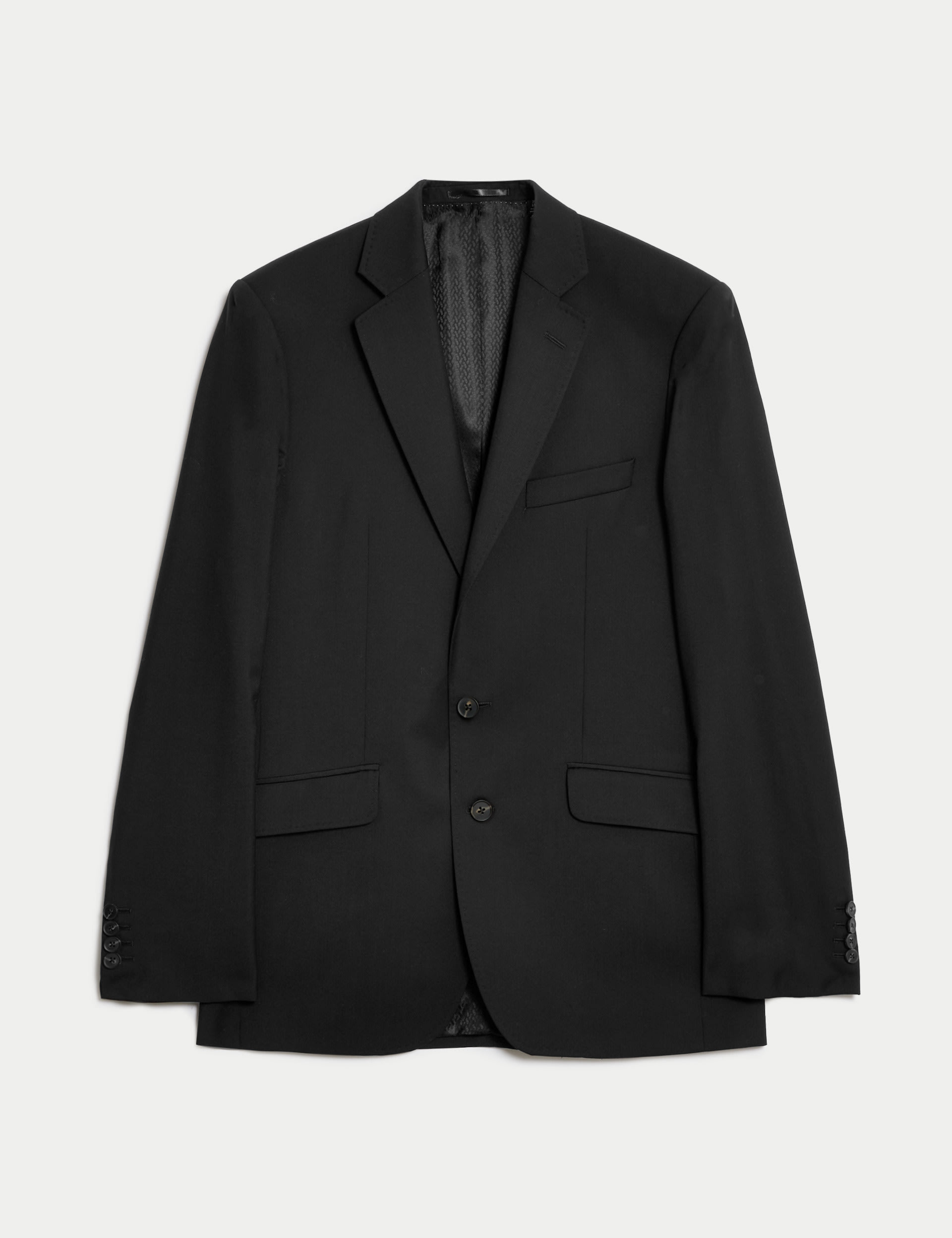 Tailored Fit Pure Wool Twill Jacket | JAEGER | M&S