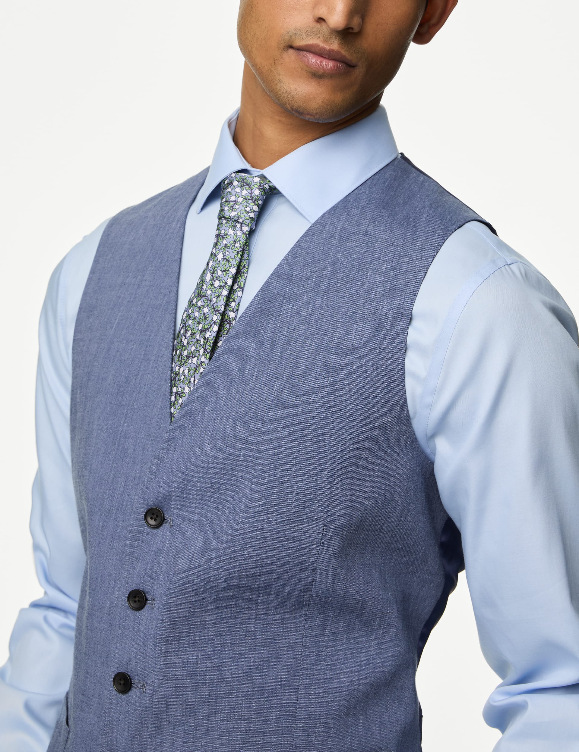 Italian Linen Miracle™ Waistcoat