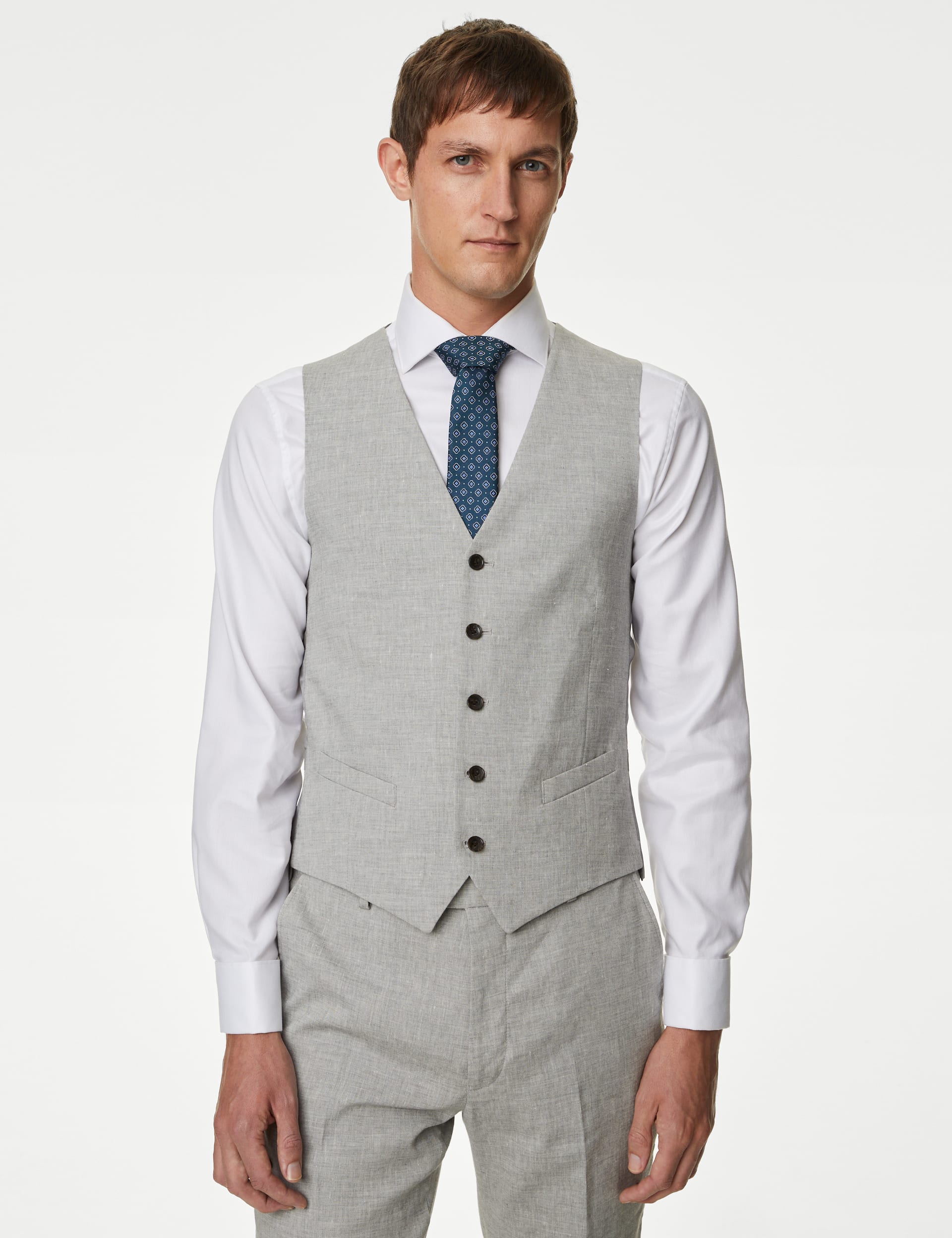 Italian Linen Miracle™ Waistcoat