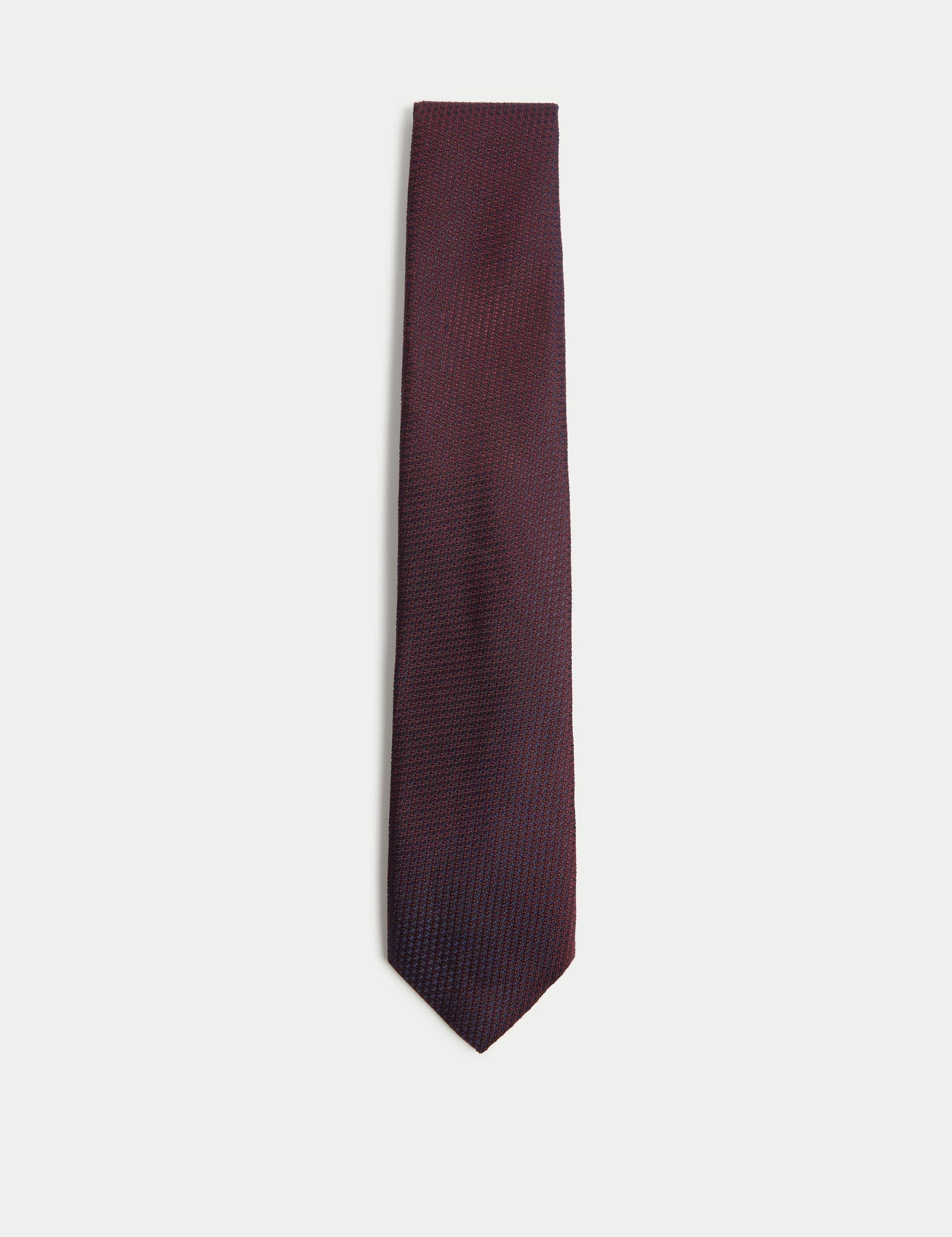 Textured Pure Silk Tie | M&S SARTORIAL | M&S