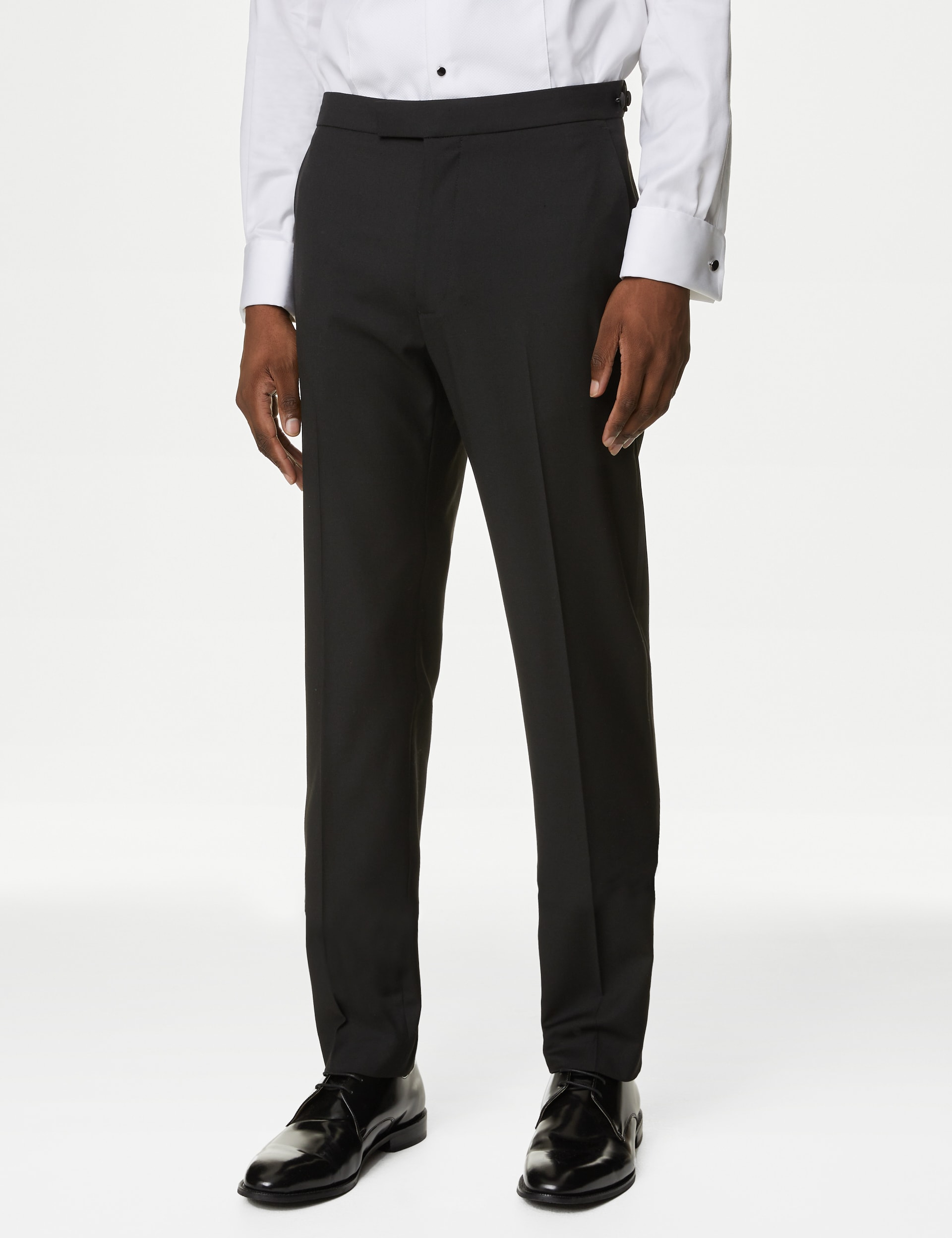 Slim Fit Stretch Tuxedo Trousers | M&S Collection | M&S