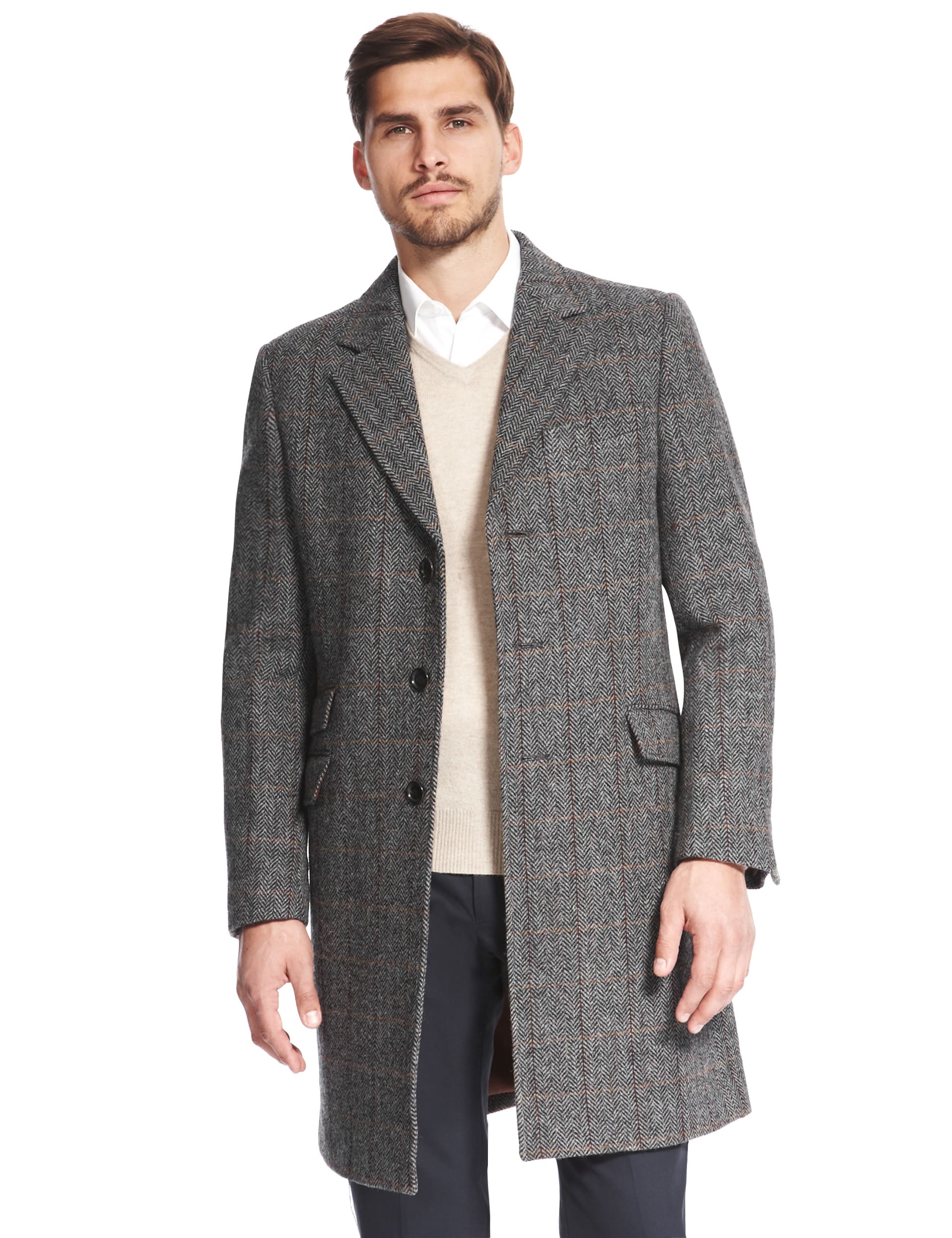 M&s mens tweed jackets best sale