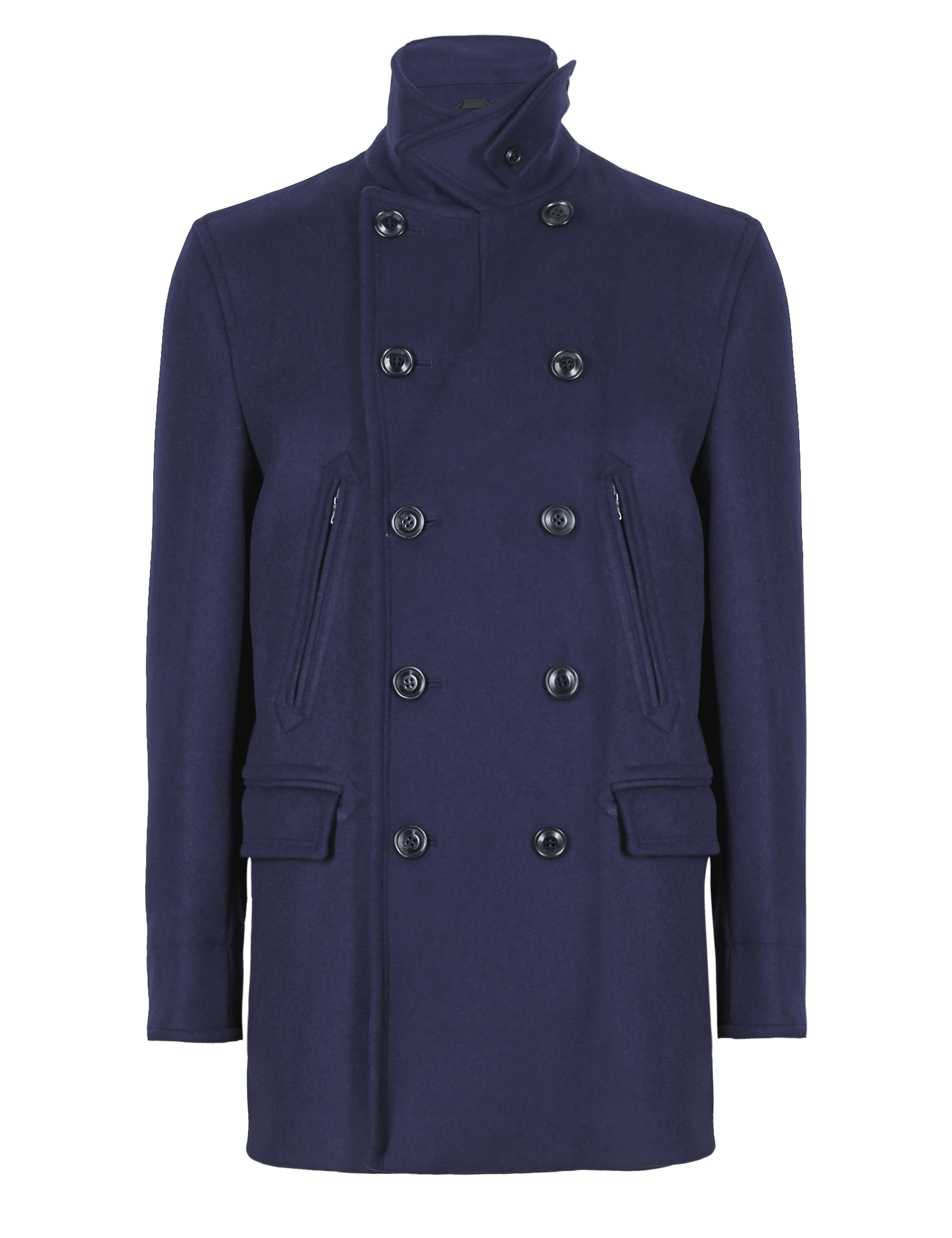 Wool Rich Double Breasted Pea Coat Image 2 of 7