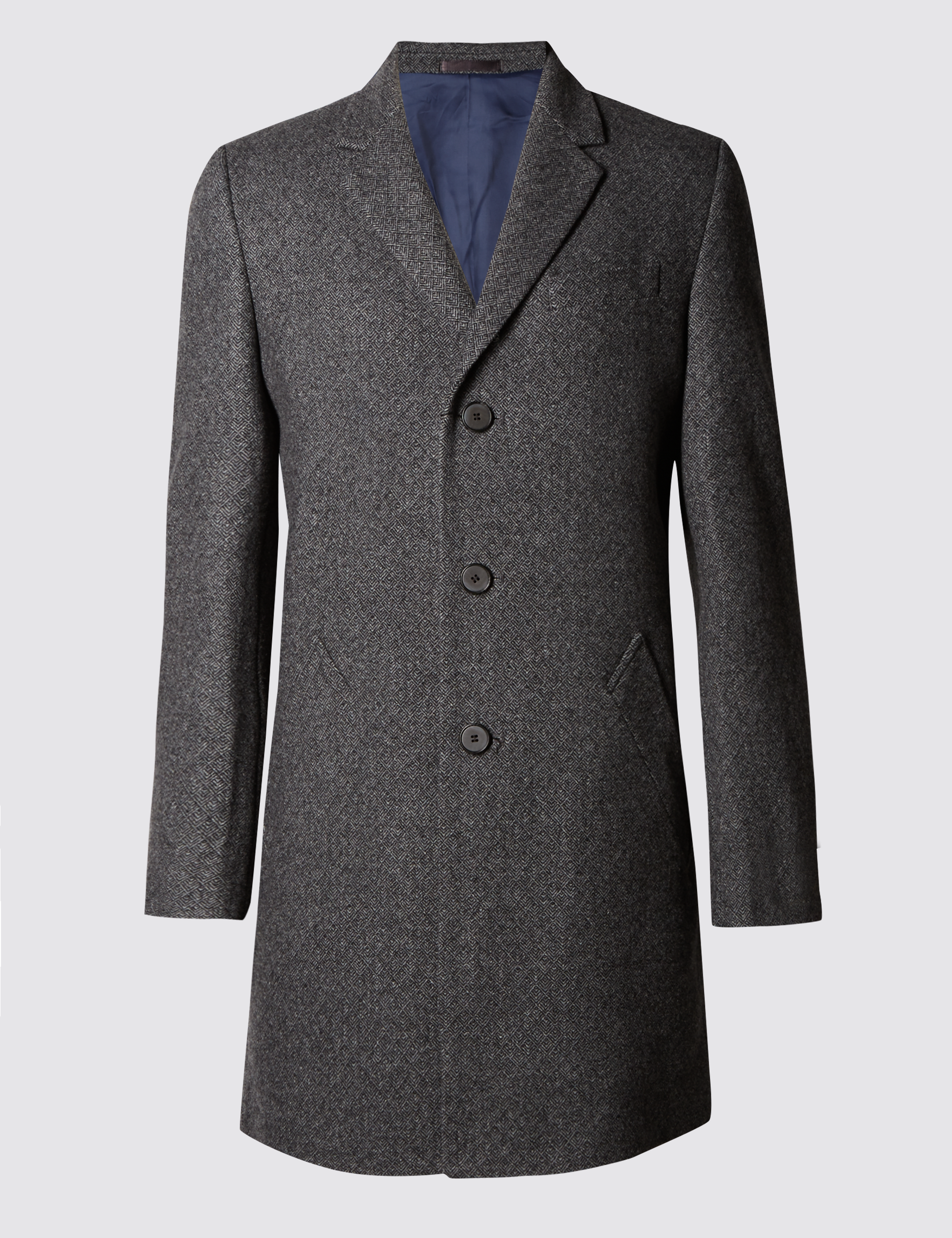 Italian Fabric Wool Rich Coat Image 2 of 5