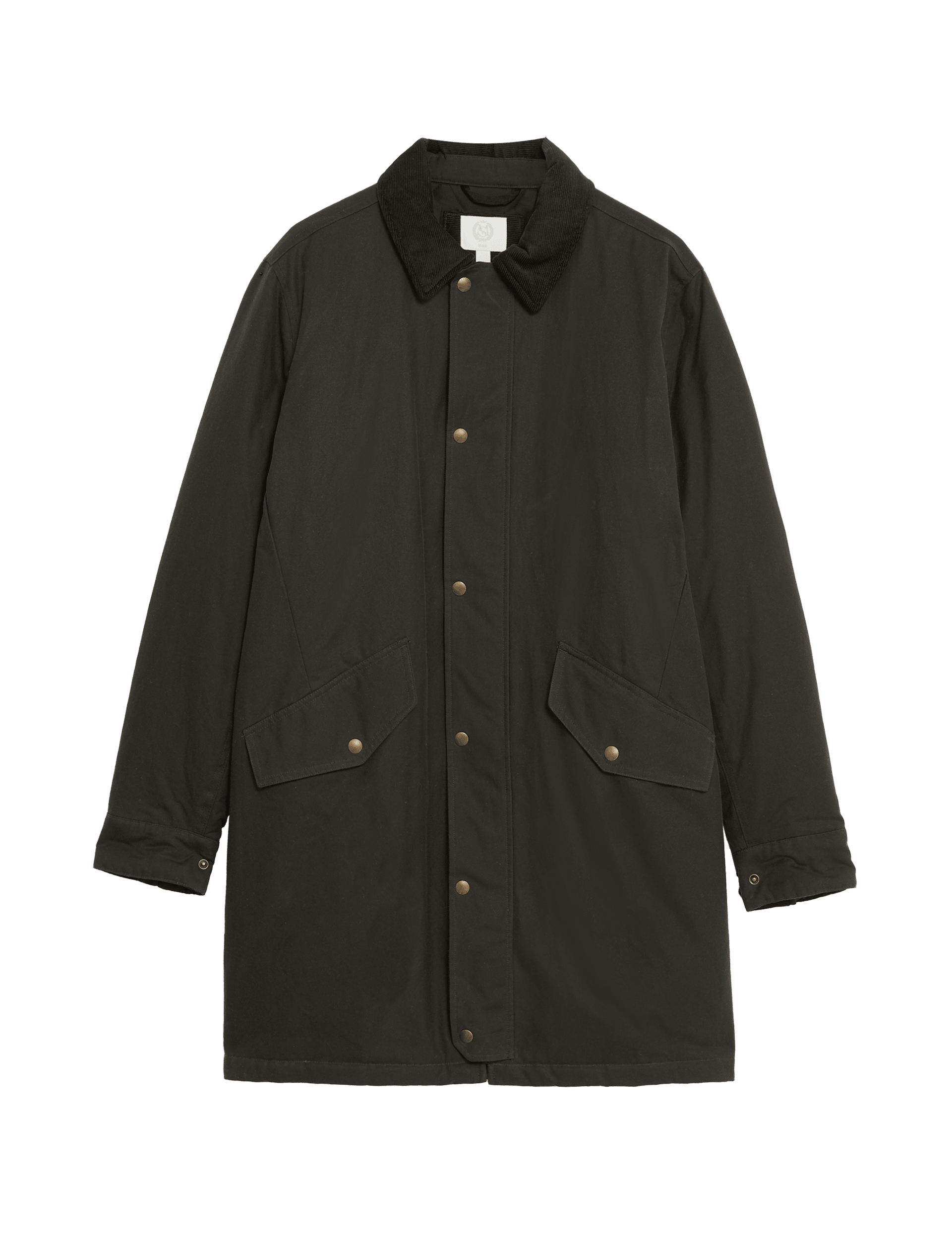 Pure Cotton Padded Wax Jacket | M&S Collection | M&S