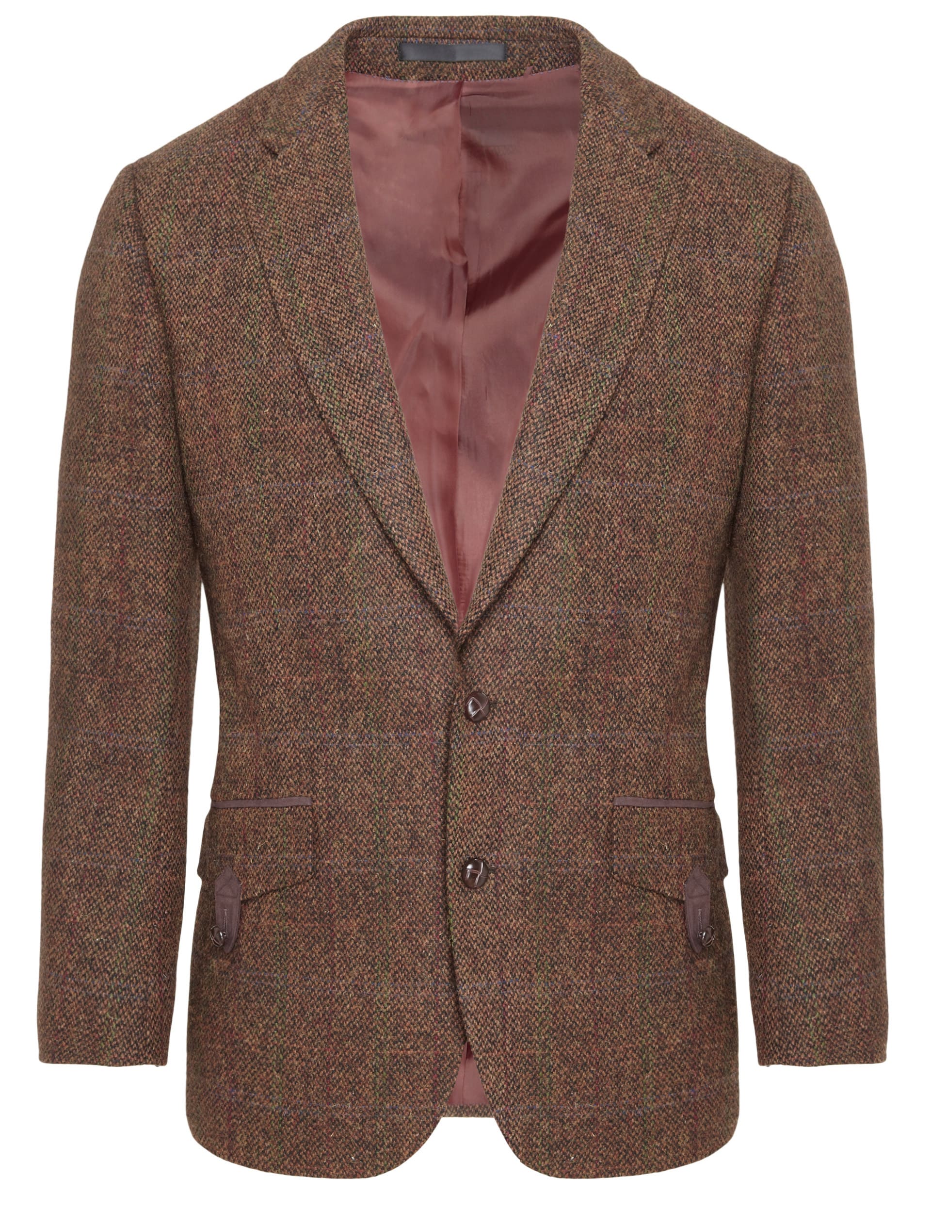 Luxury Pure New Wool Harris Tweed Checked Jacket M S Collection Luxury M S