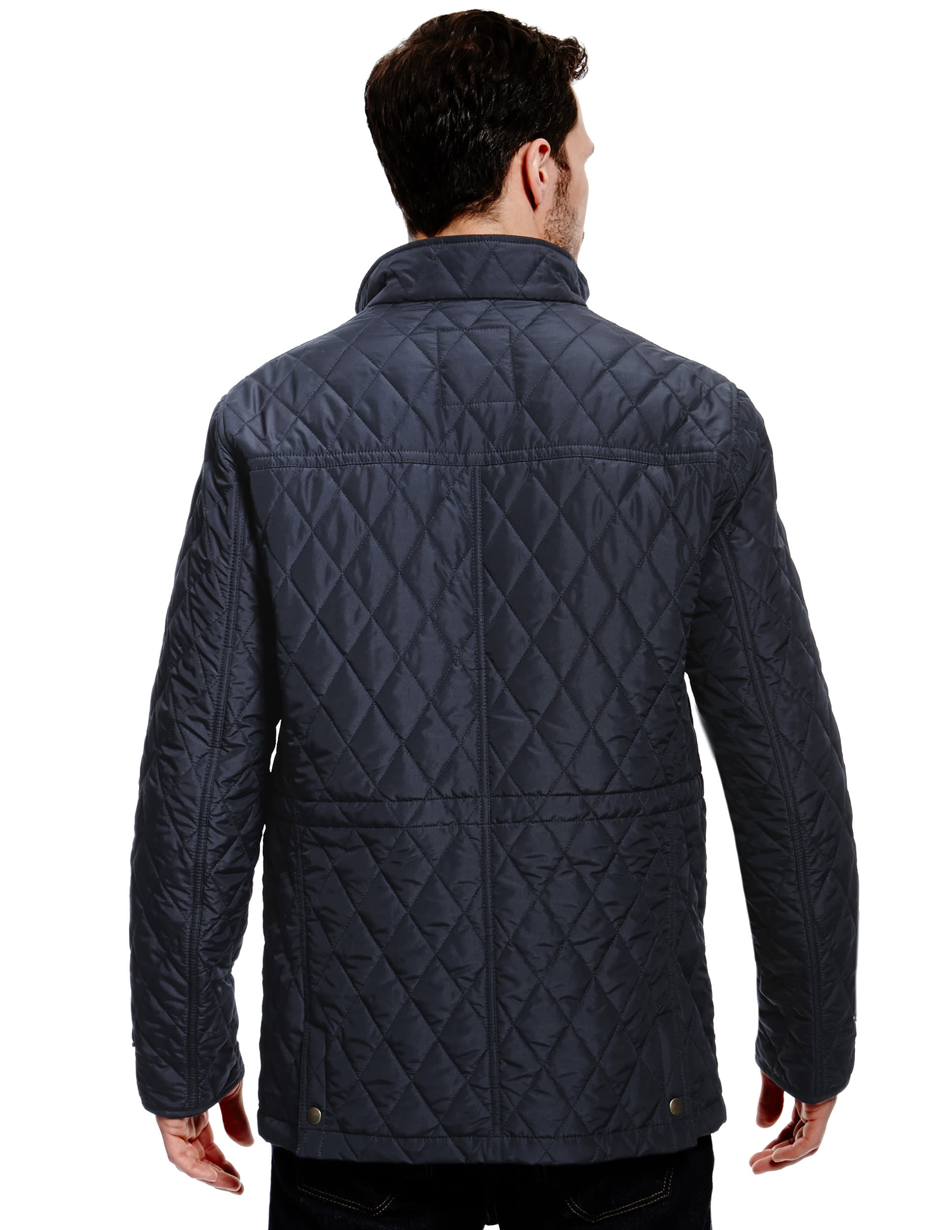 Quilted Jacket with Stormwear Blue Harbour M S