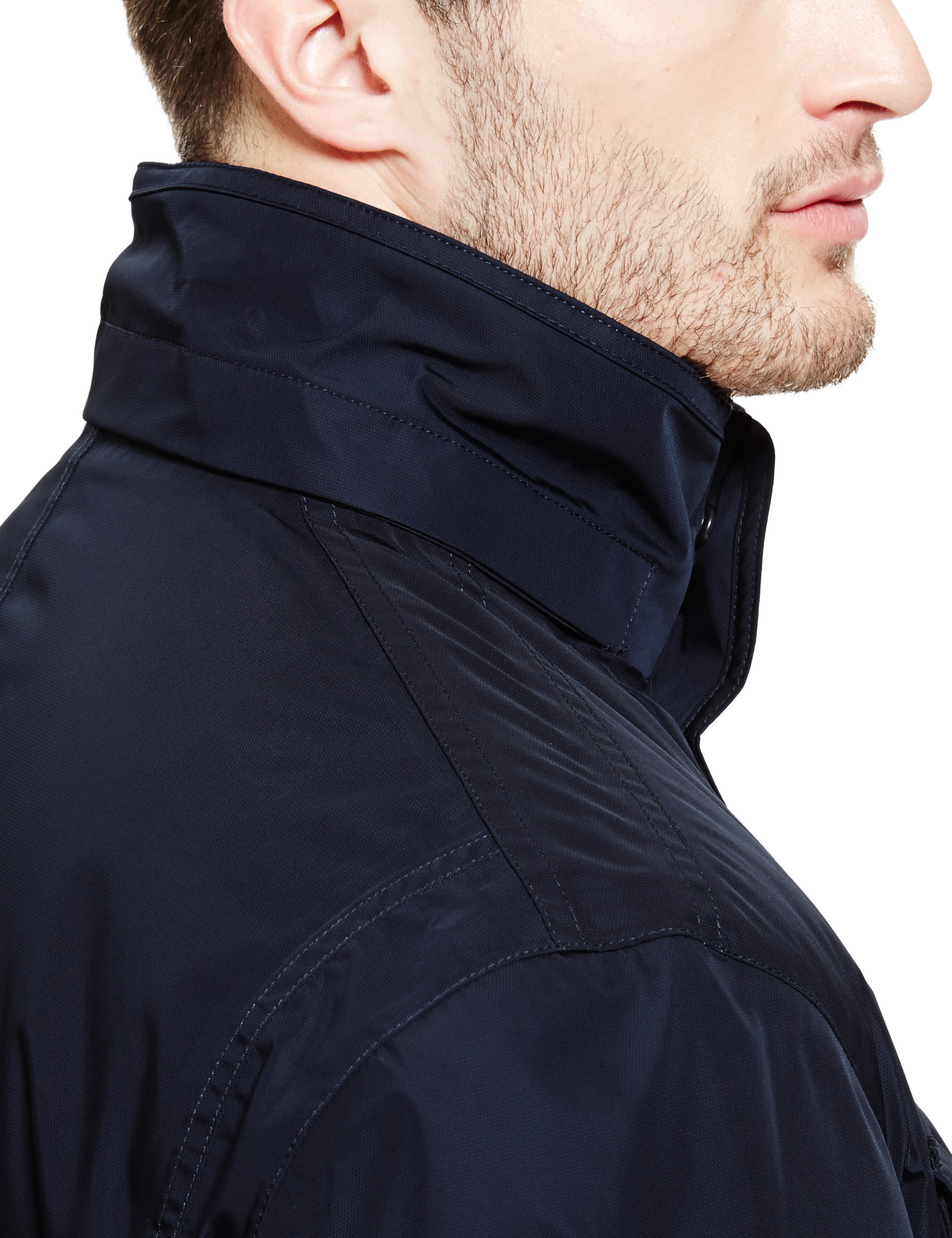 Fully Waterproof Jacket with Detachable Hood Blue Harbour M S