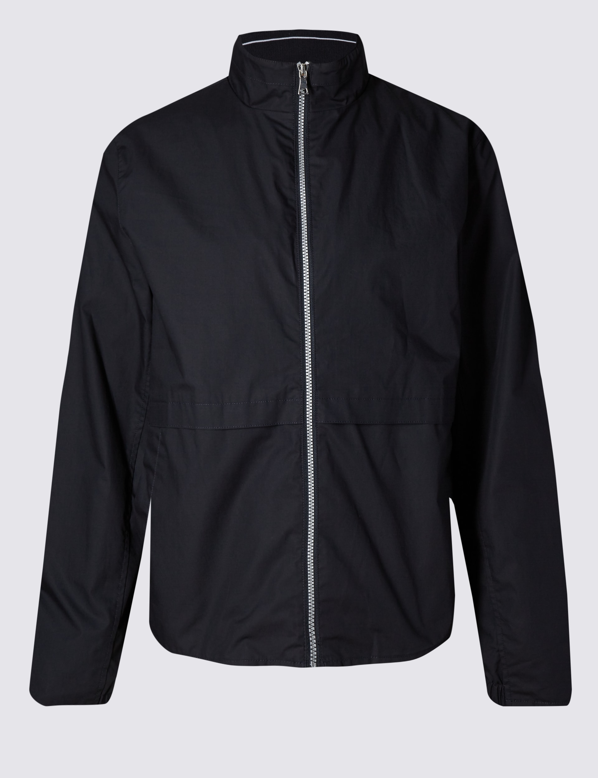 Pure Cotton Bomber Jacket with Stormwear™ Image 2 of 5