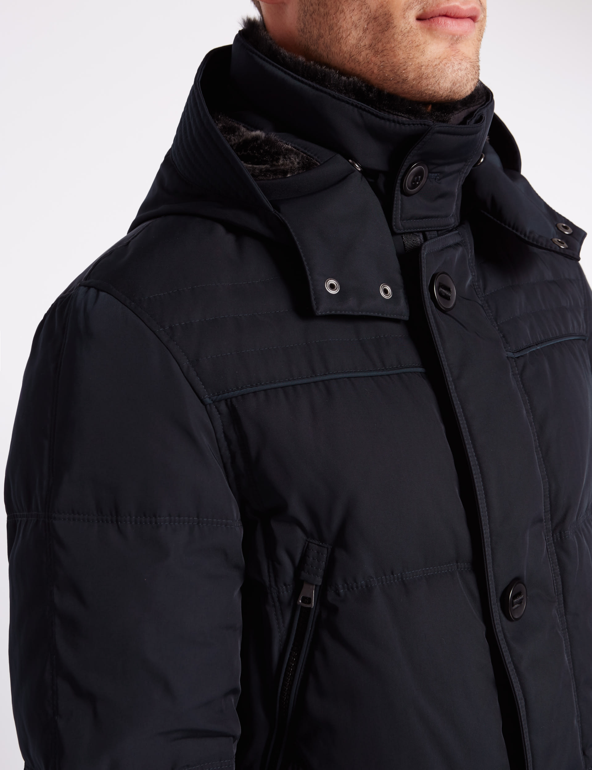 Blue harbour down & feather parka with stormwear hotsell