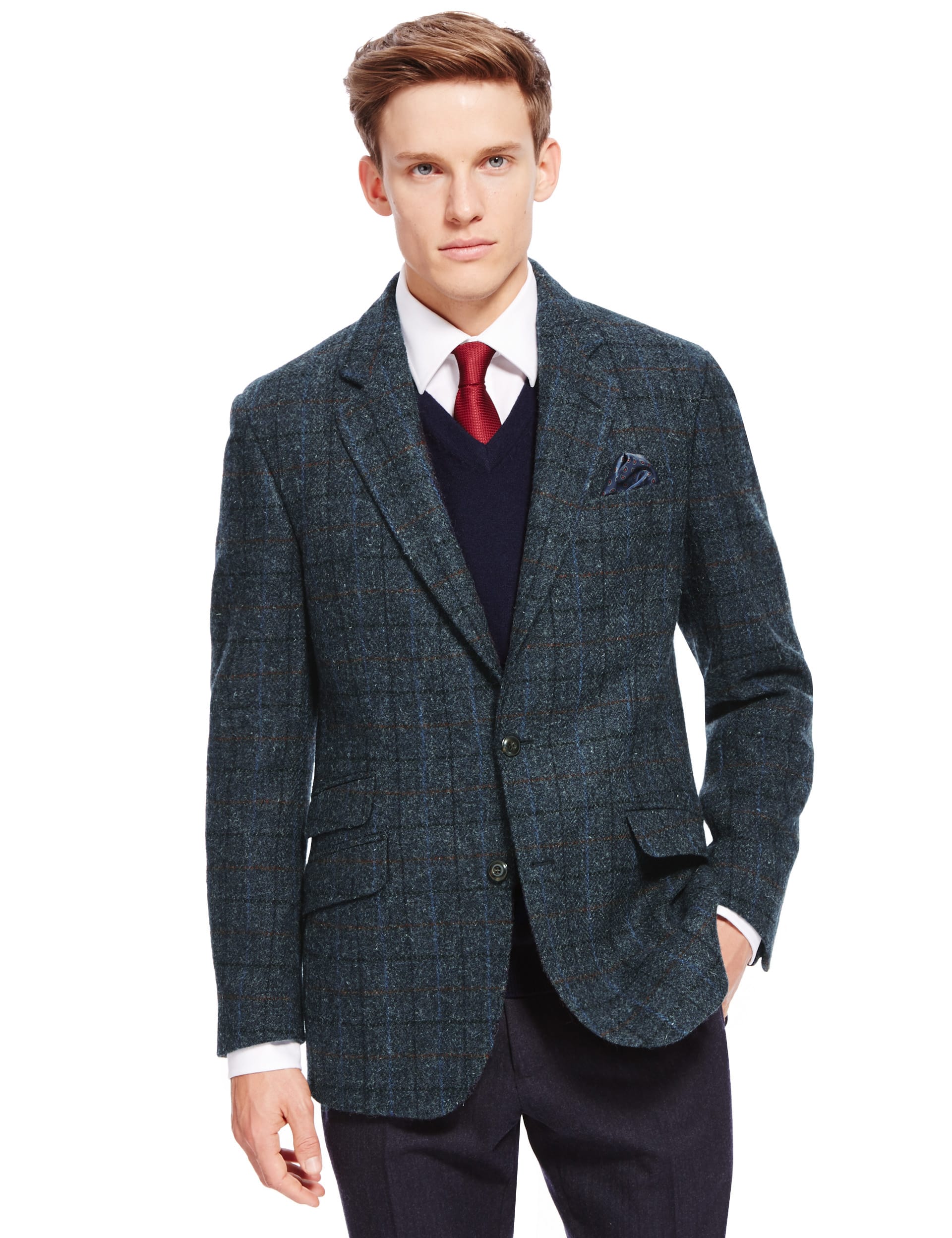 M&s harris tweed jacket hotsell