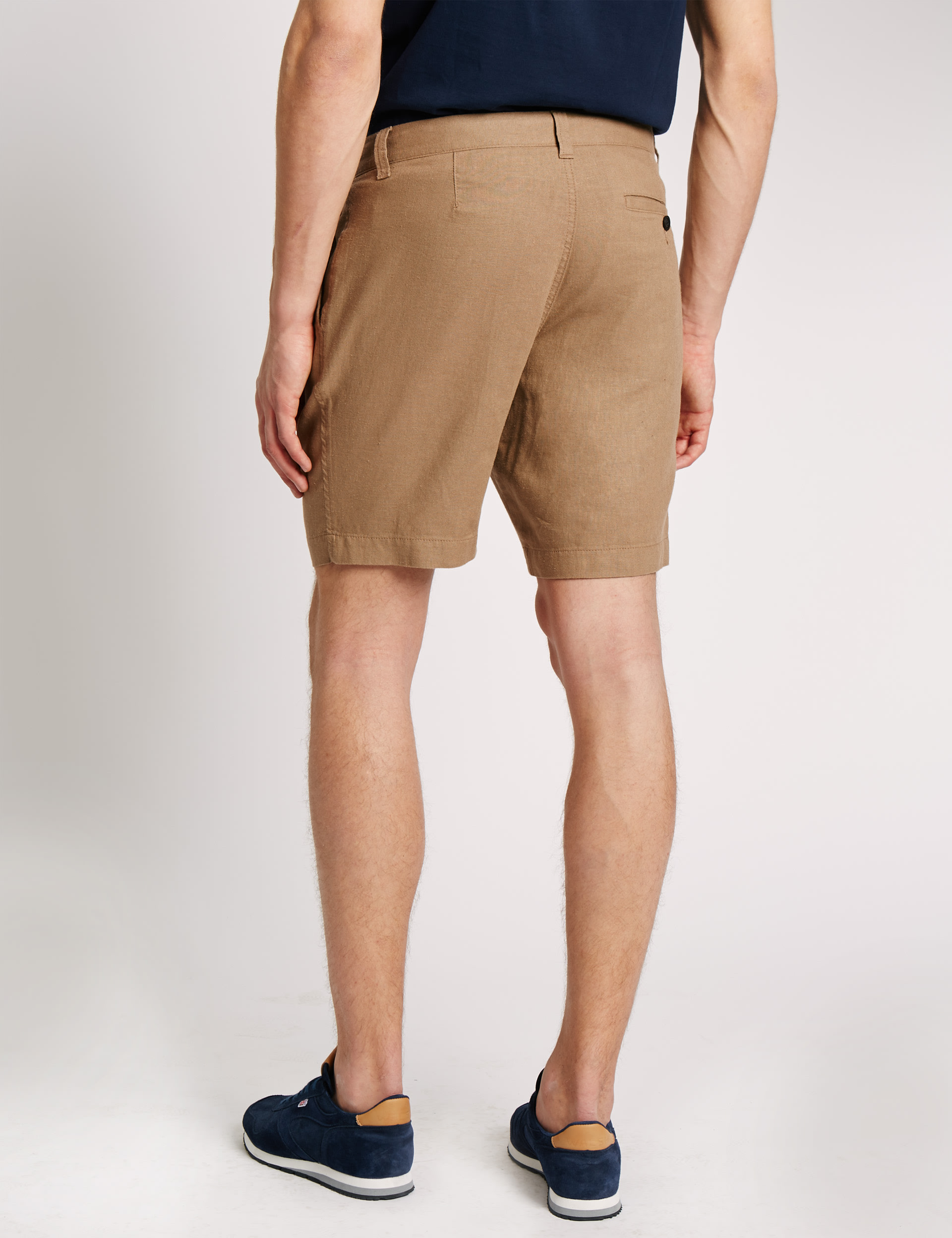 Linen Blend Shorts Image 2 of 3