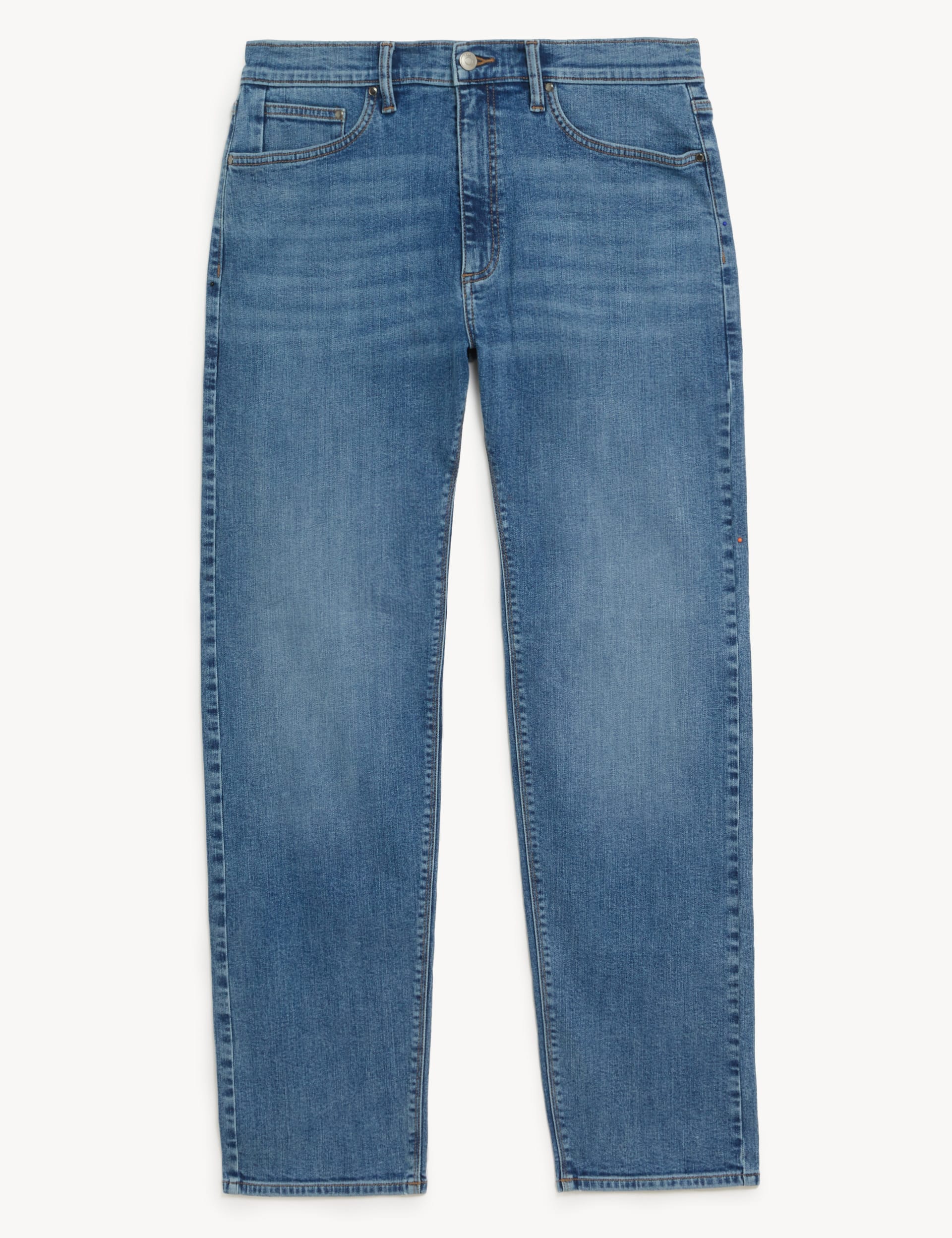 Straight Fit Stretch Jeans