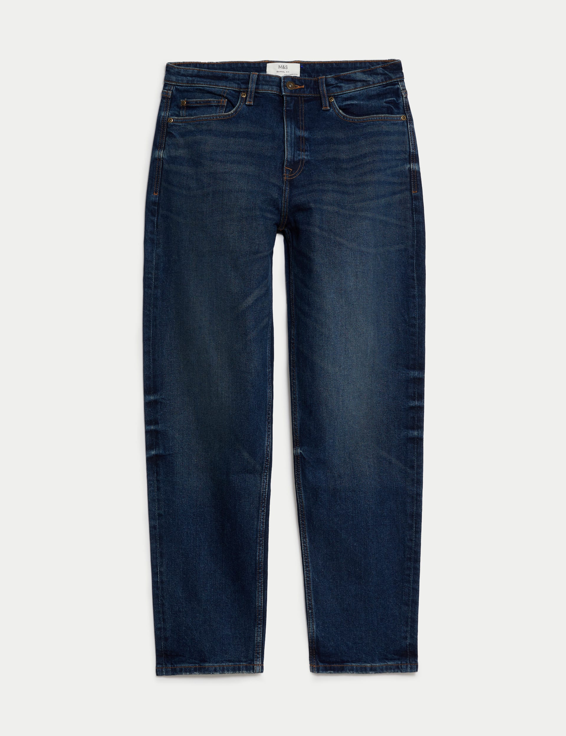 Relaxed Tapered Vintage Wash Jeans