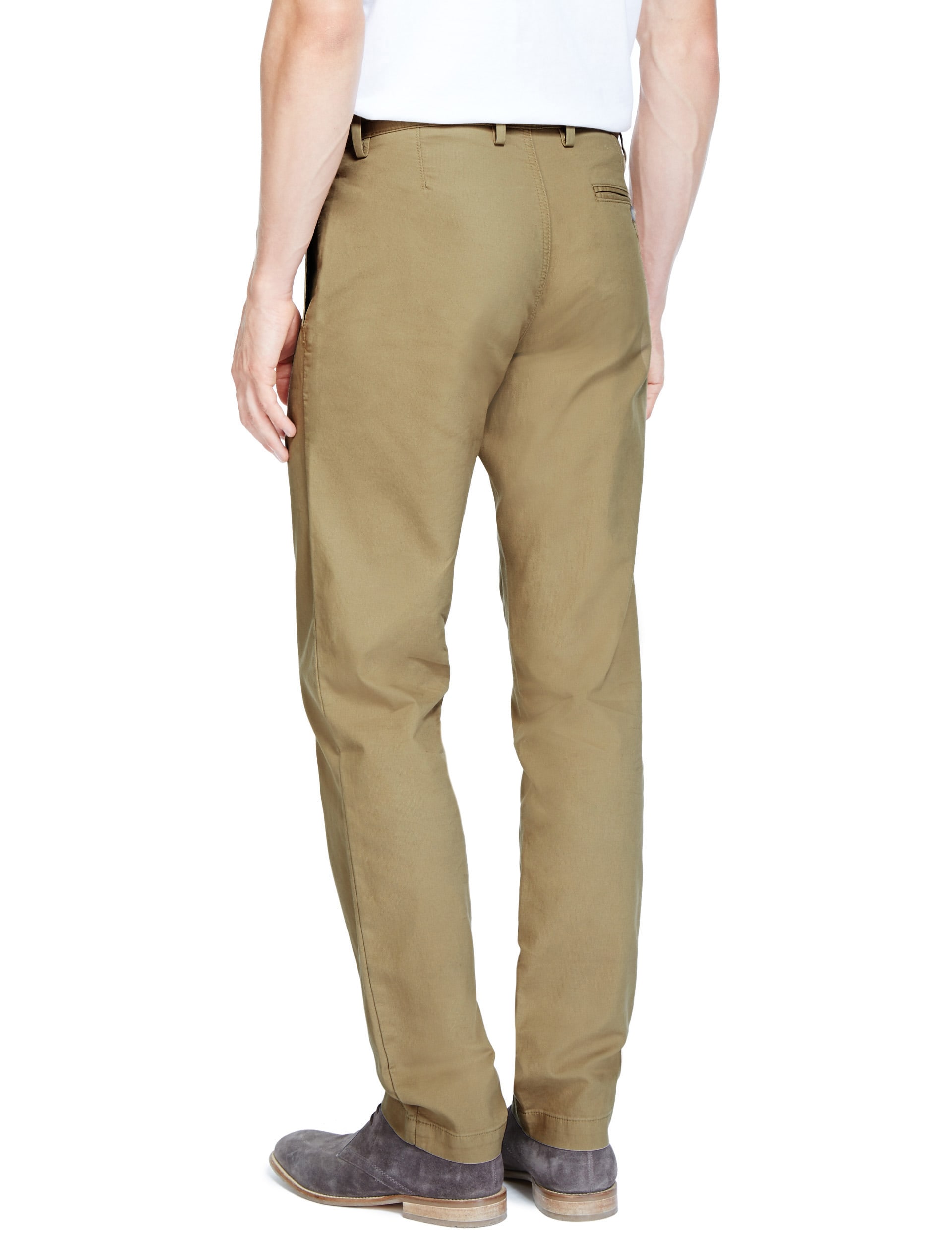 Slim Fit Stretch Cotton Chinos Image 2 of 4
