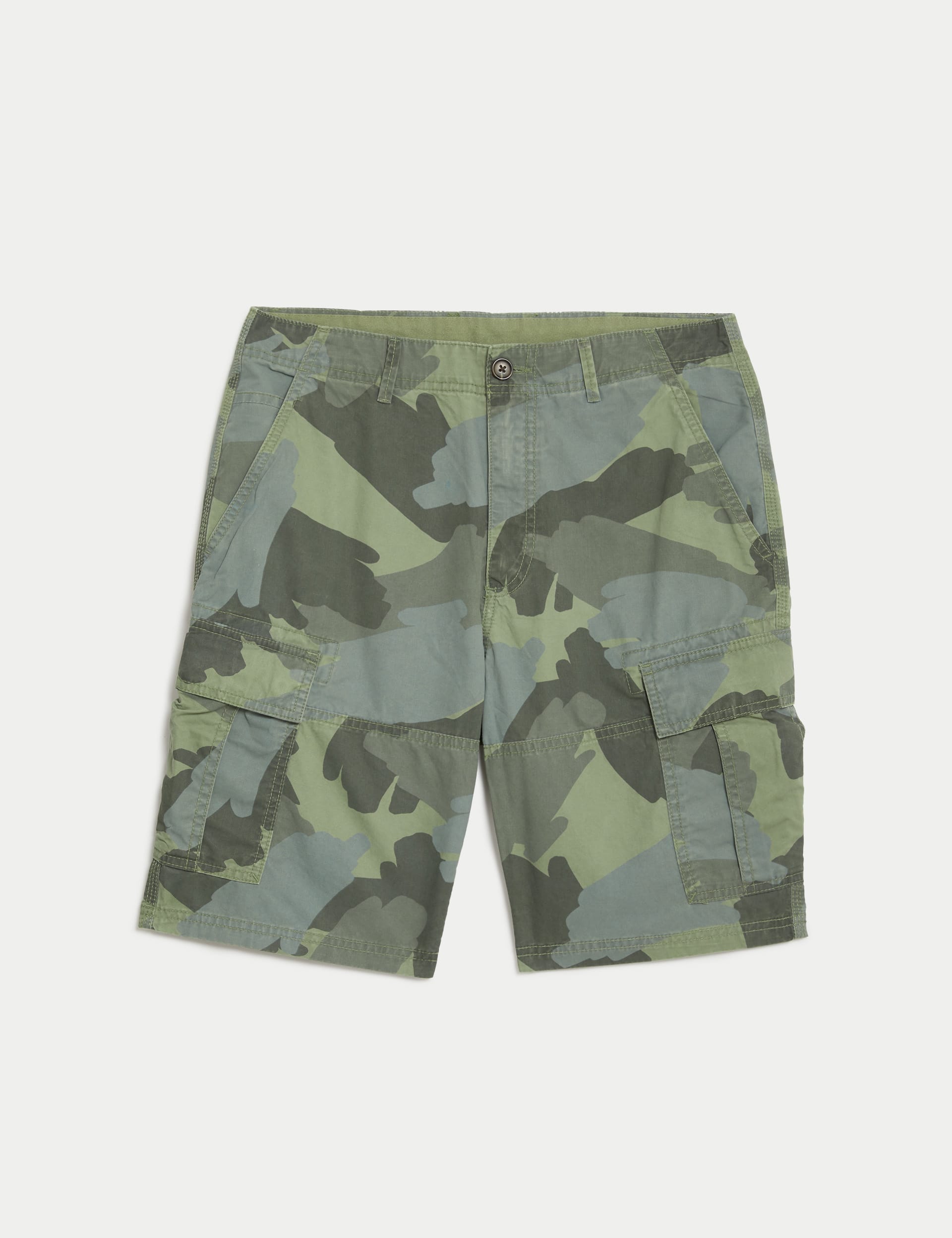 Pure Cotton Cargo Shorts